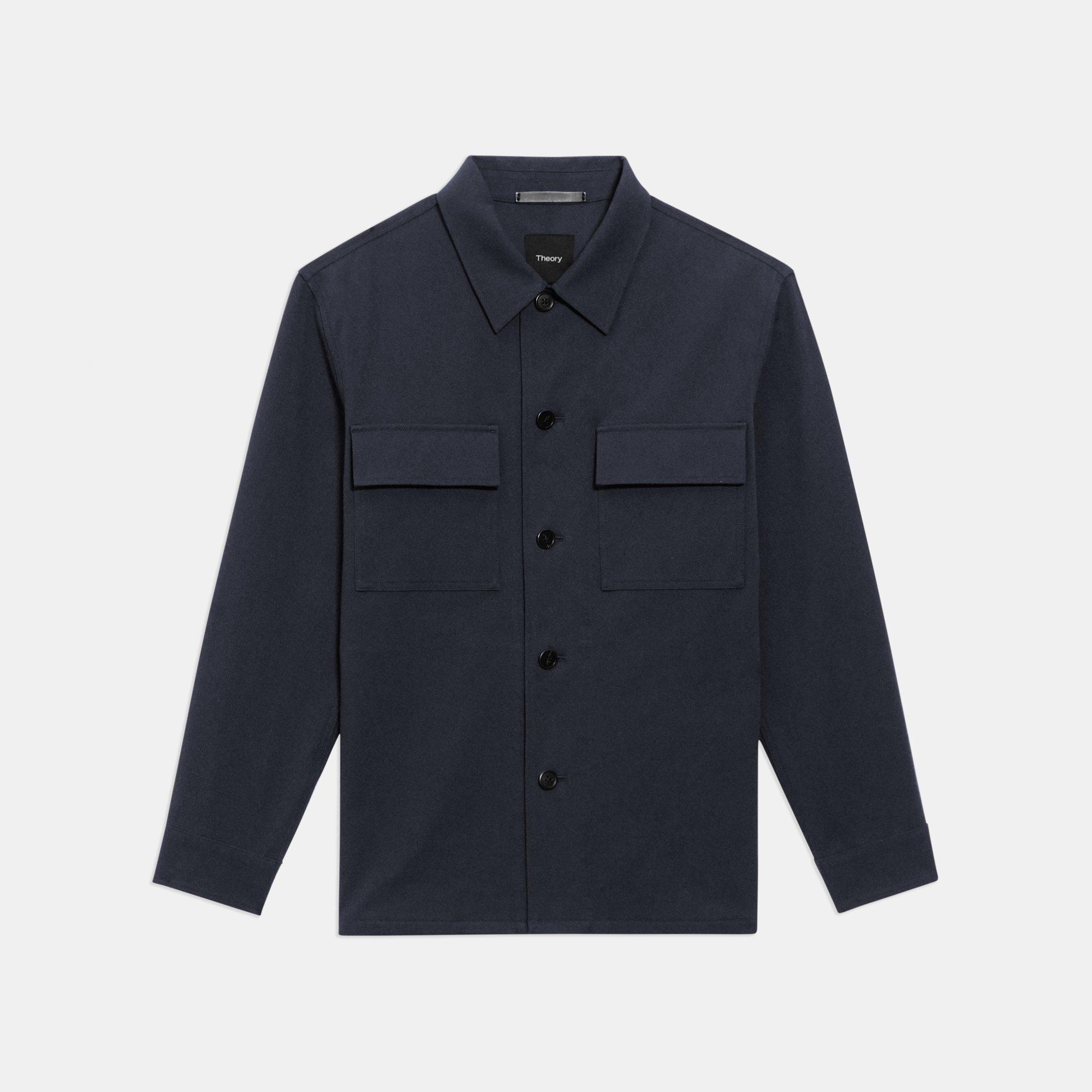 Clyfford Shirt Jacket in Neoteric Twill