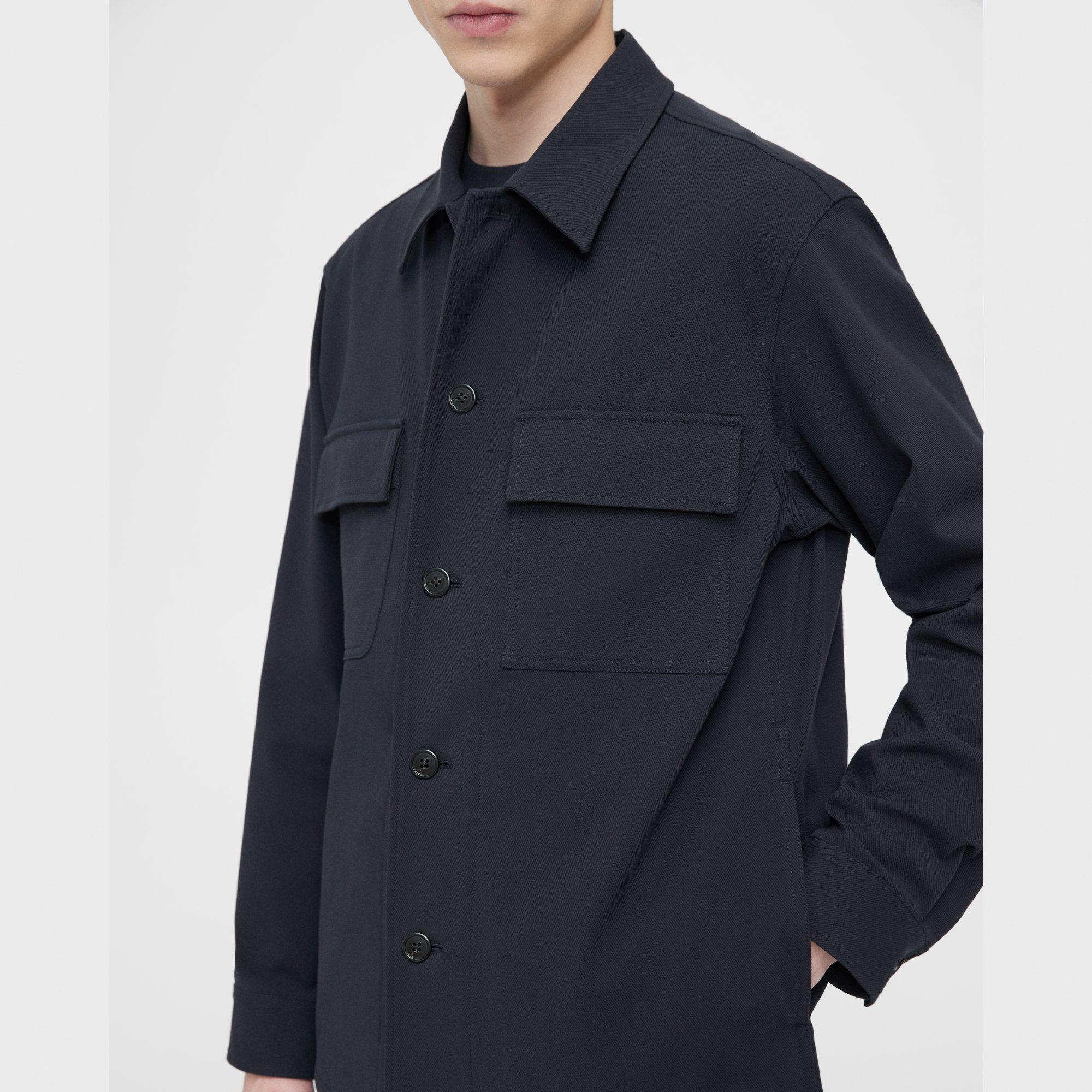 Clyfford Shirt Jacket in Neoteric Twill