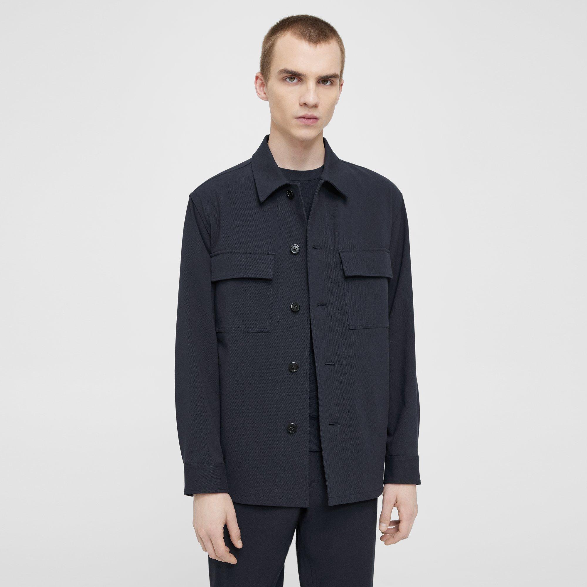 Clyfford Shirt Jacket in Neoteric Twill