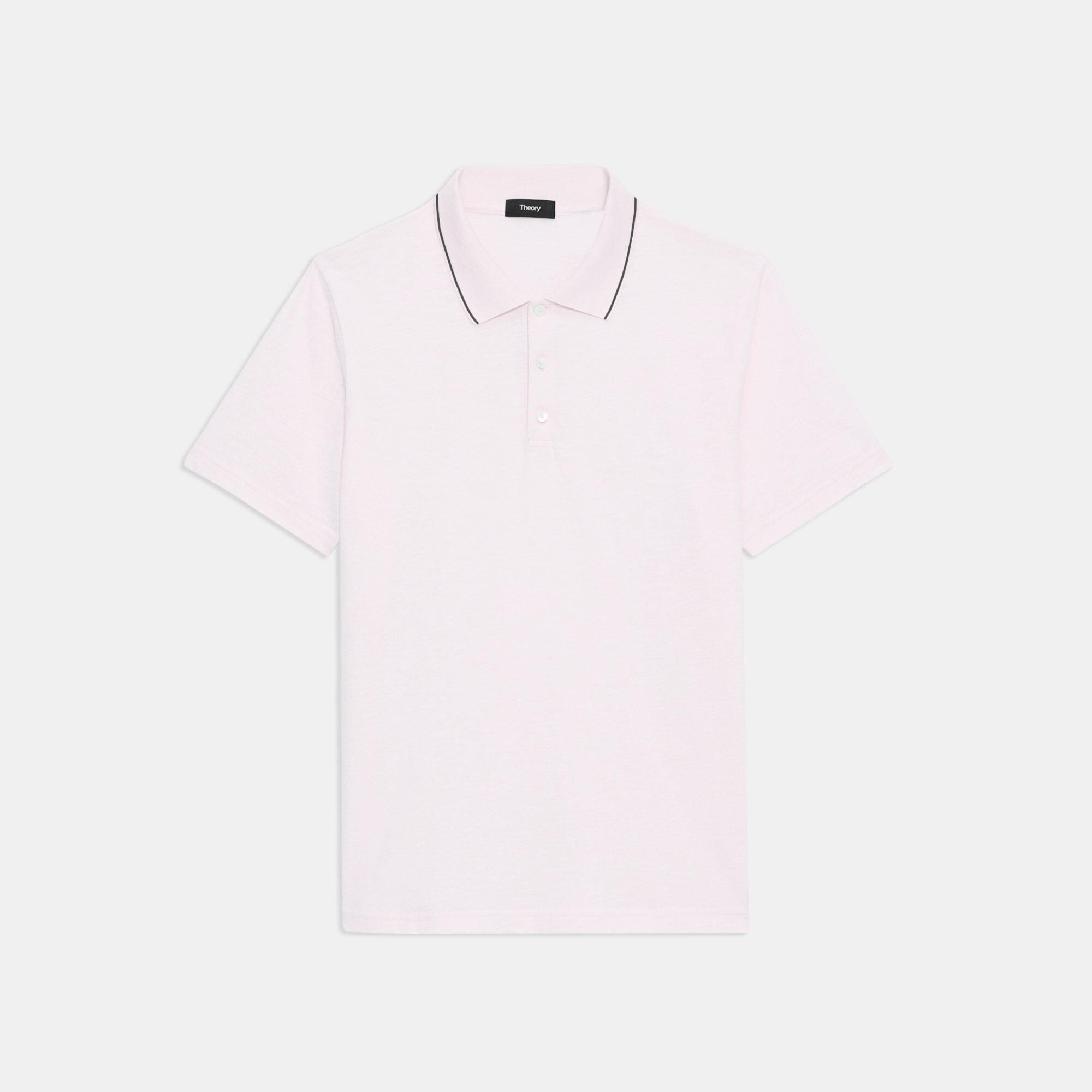 Bron Polo Shirt in Slub Cotton