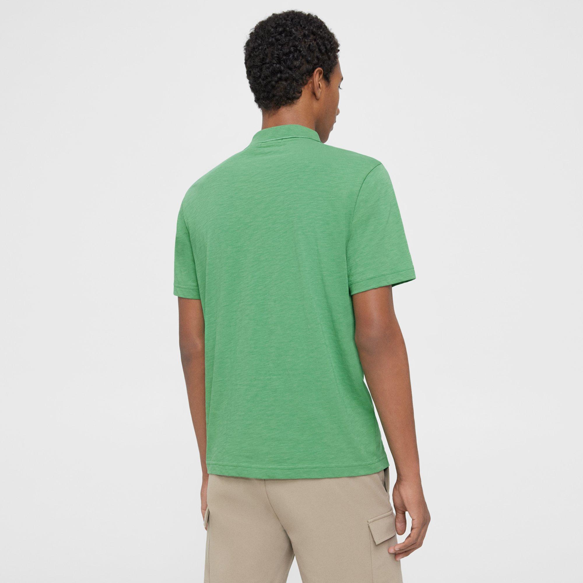 Bron Polo Shirt in Slub Cotton