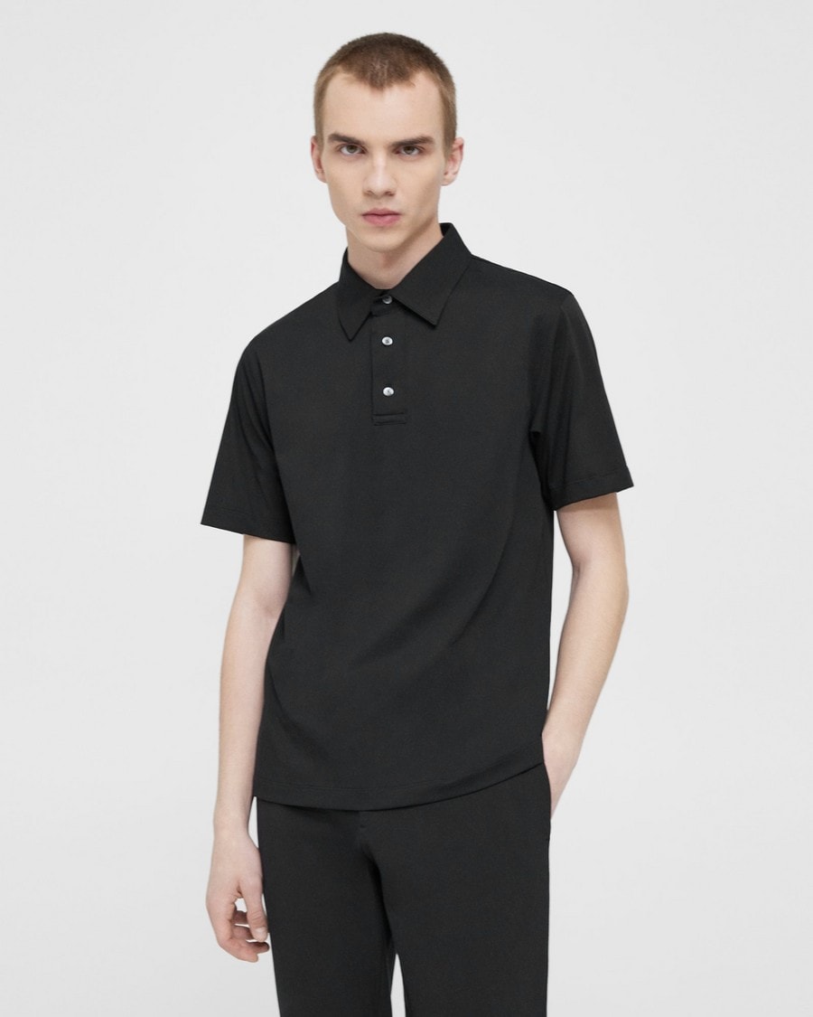 Ronan Polo Shirt in Structure Knit