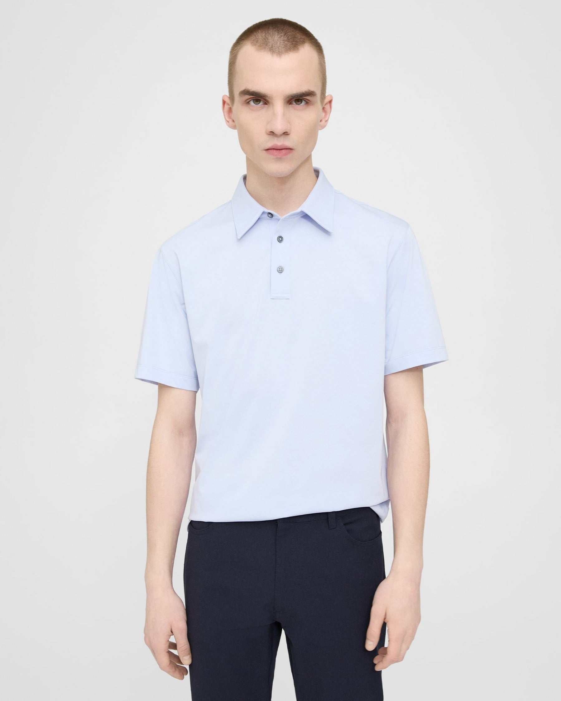 Theory Ronan Polo Shirt in Structure Knit
