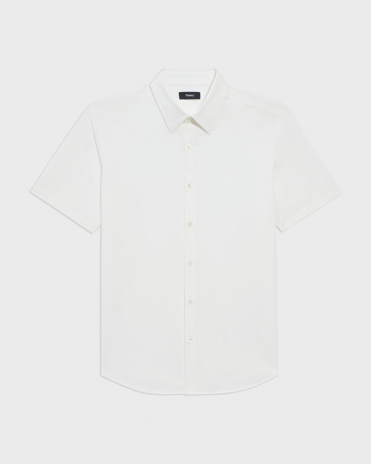 Irving Short-Sleeve Shirt in Structure Knit