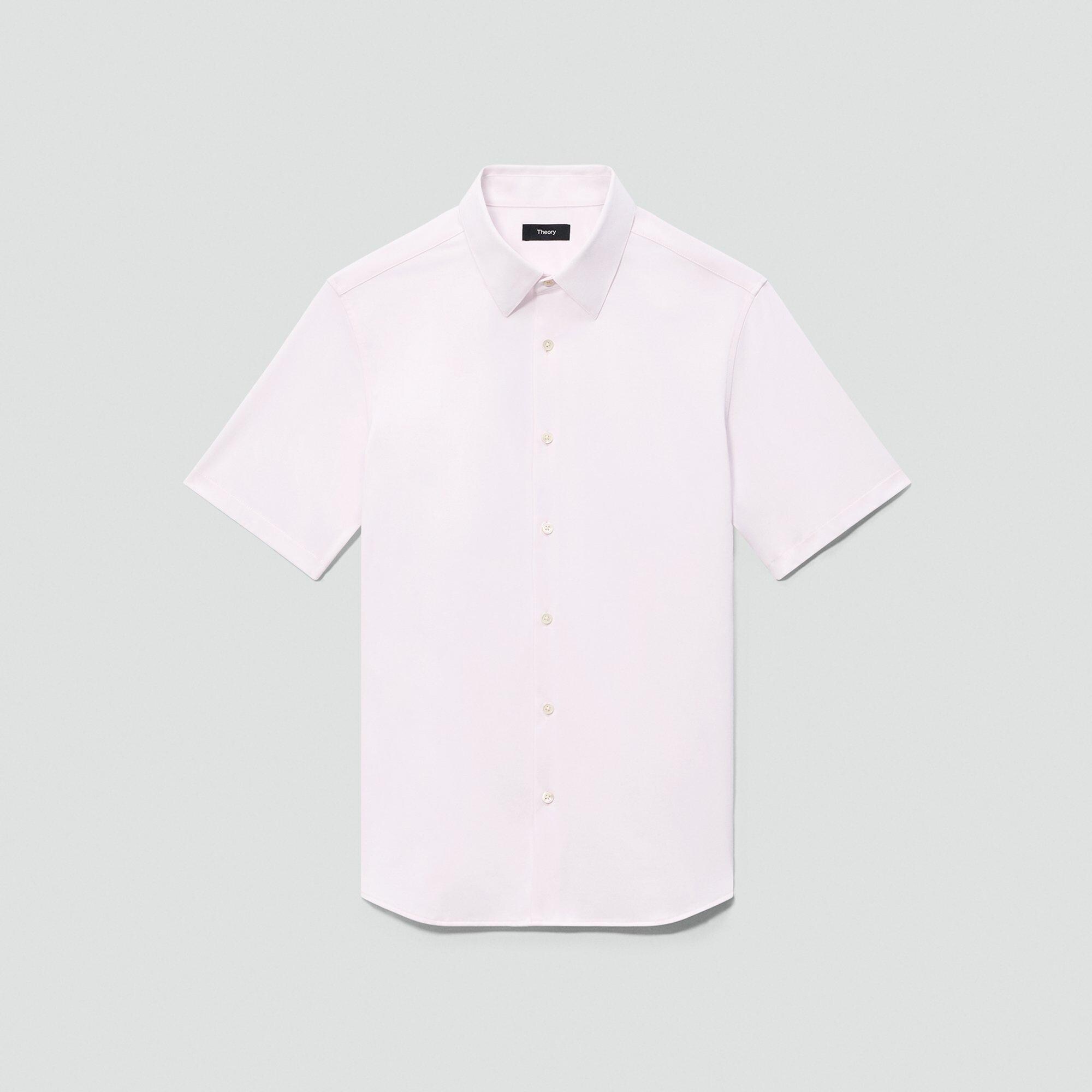 Irving Short-Sleeve Shirt in Structure Knit
