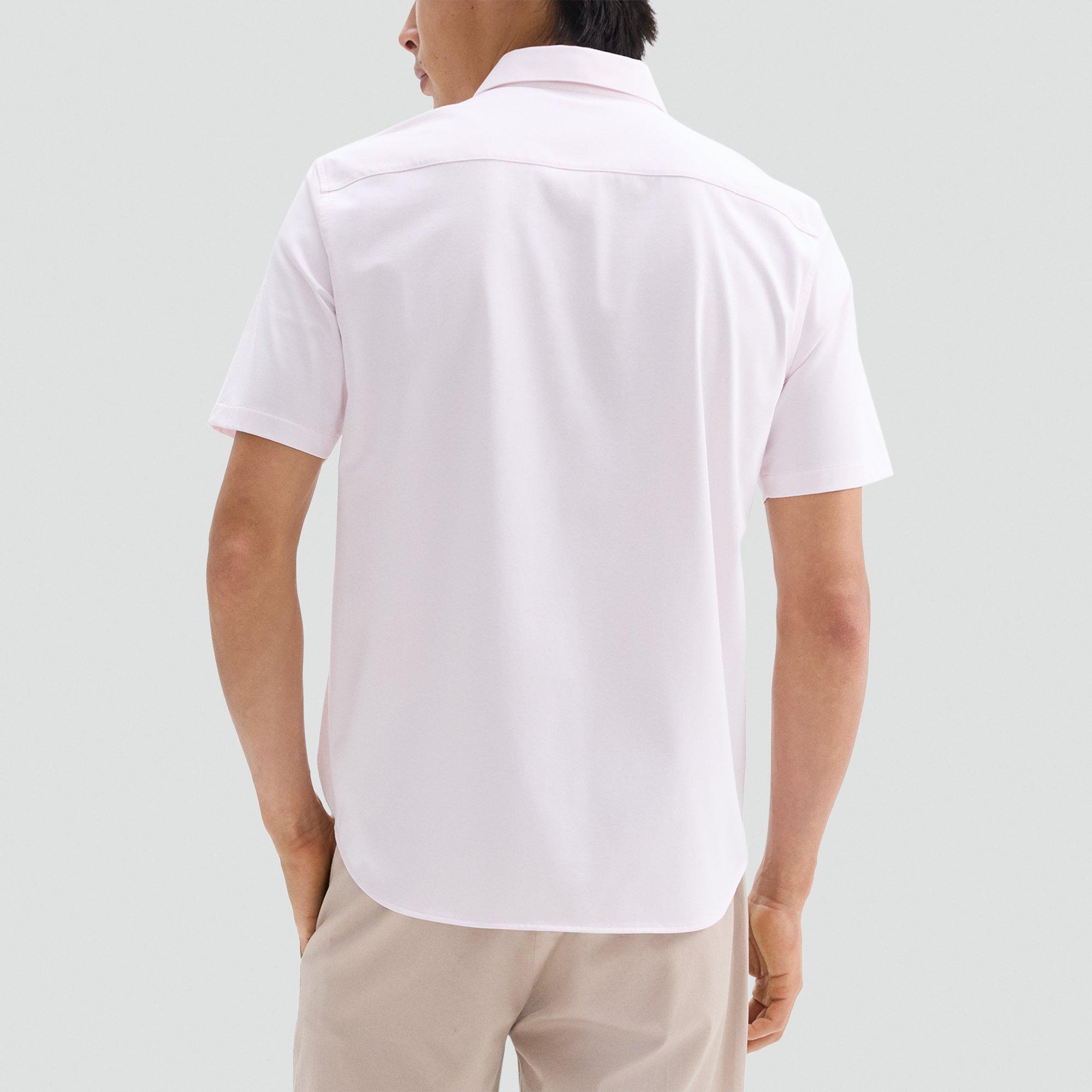 Irving Short-Sleeve Shirt in Structure Knit