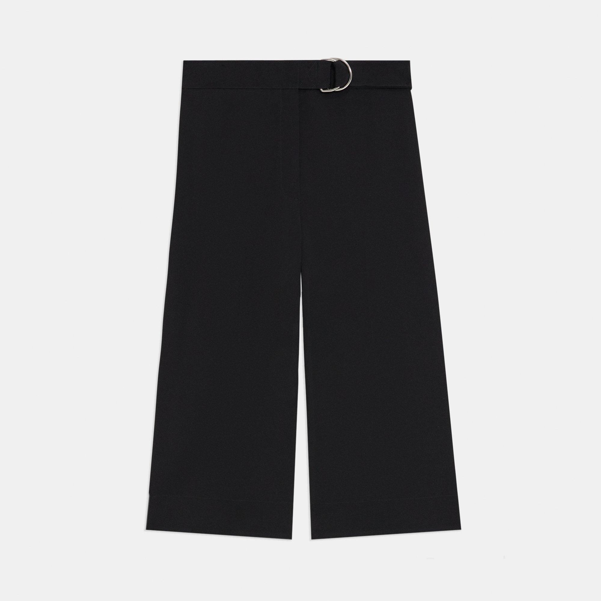 Viscose Belted Culotte | Theory