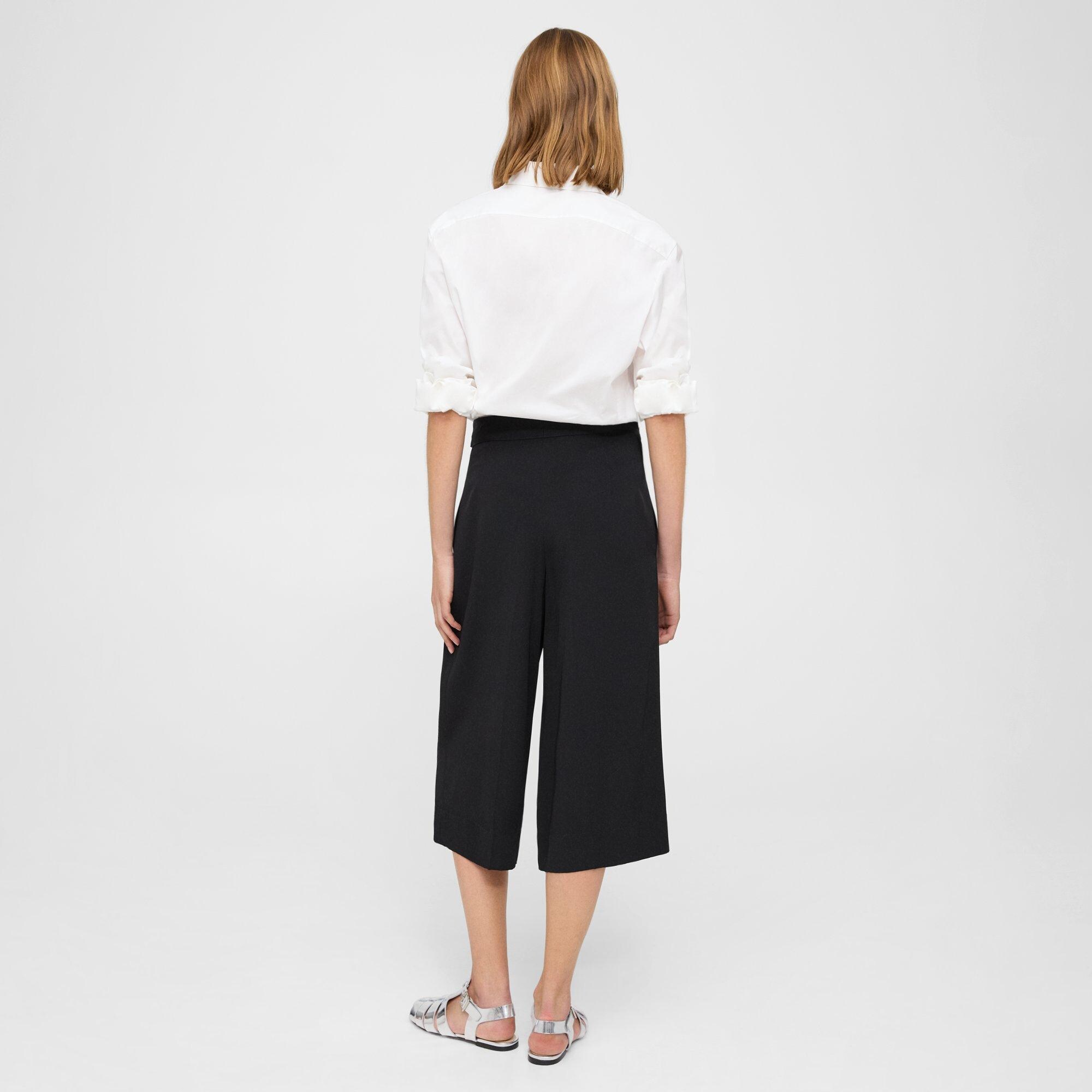 Viscose Belted Culotte | Theory