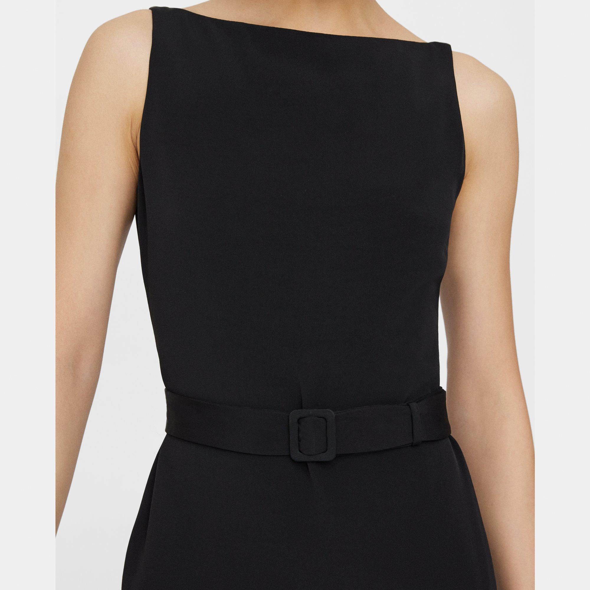 Viscose Belted Sheath Dress | Theory