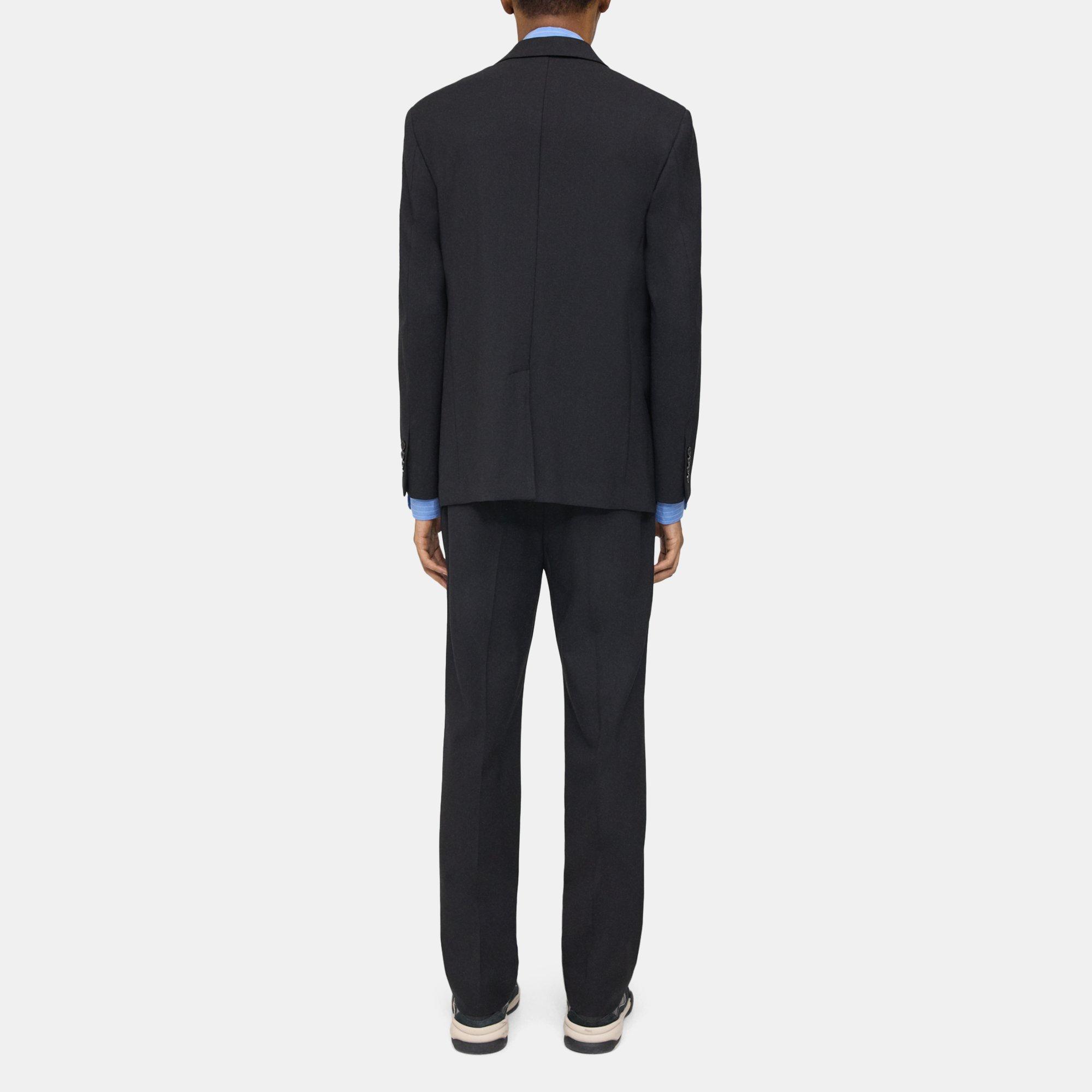 Black Wool Gabardine Blazer | Theory Project