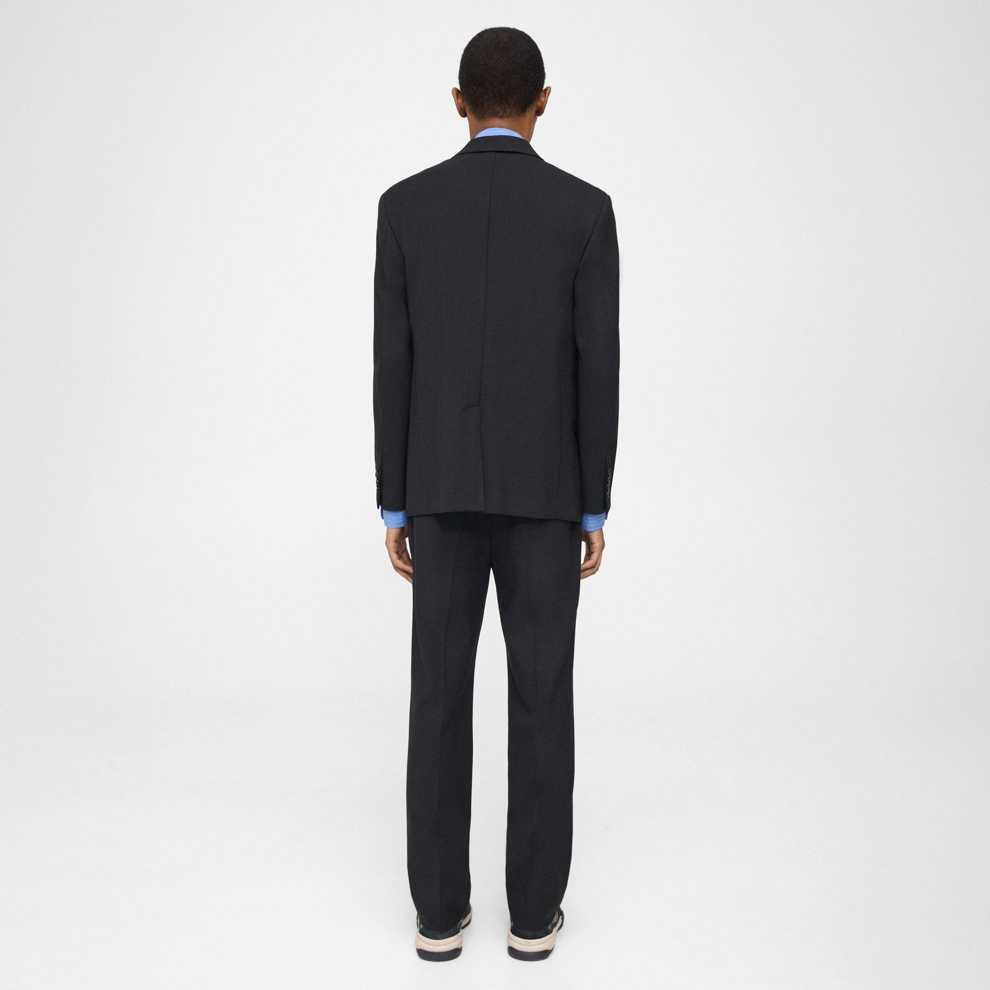 Black Wool Gabardine Blazer | Theory Project