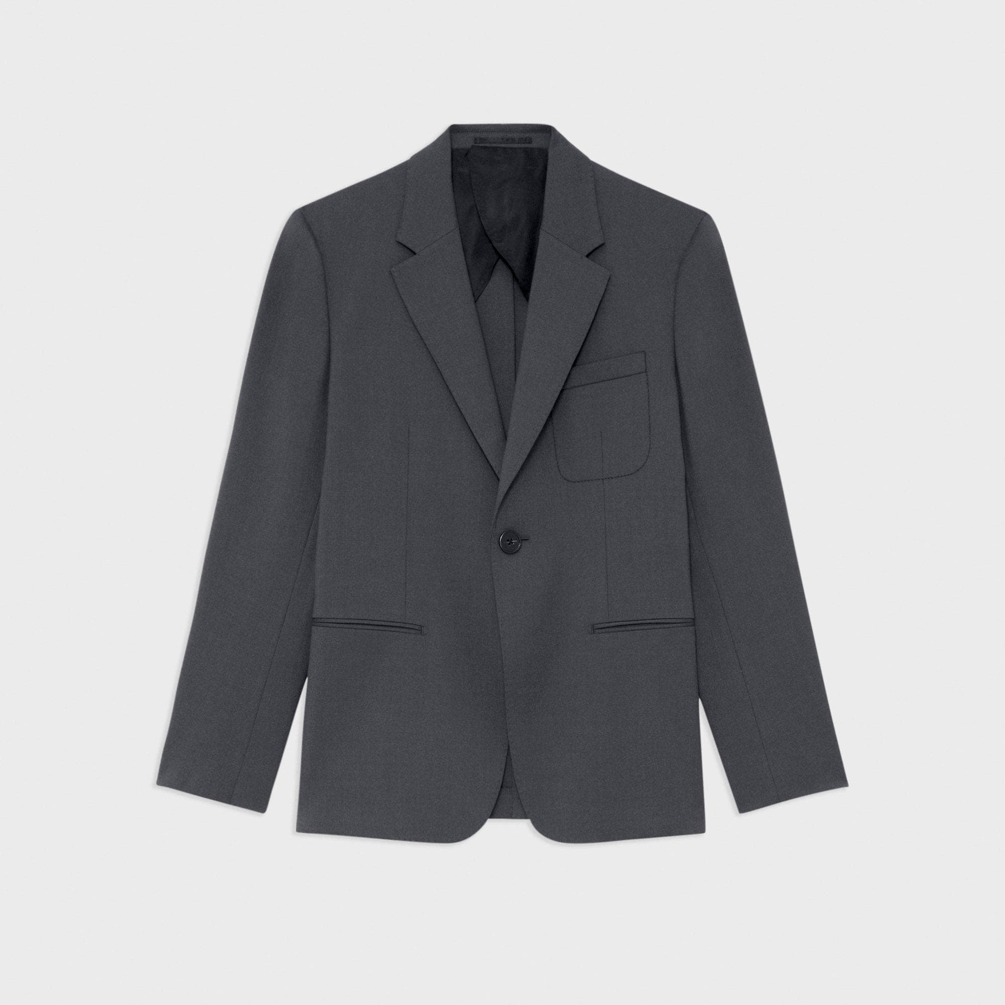 Wool Gabardine Blazer