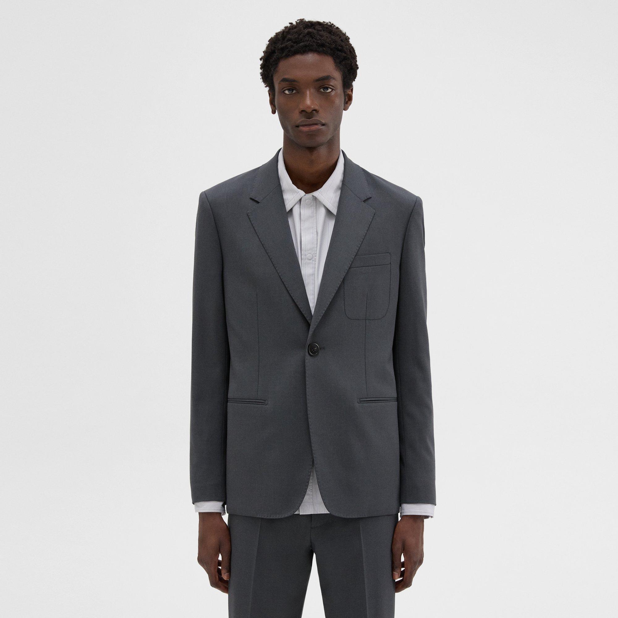 Wool Gabardine Blazer