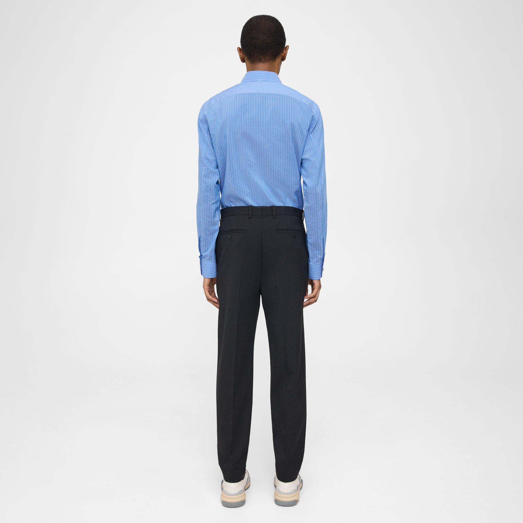 Tapered Wool Gabardine Pant