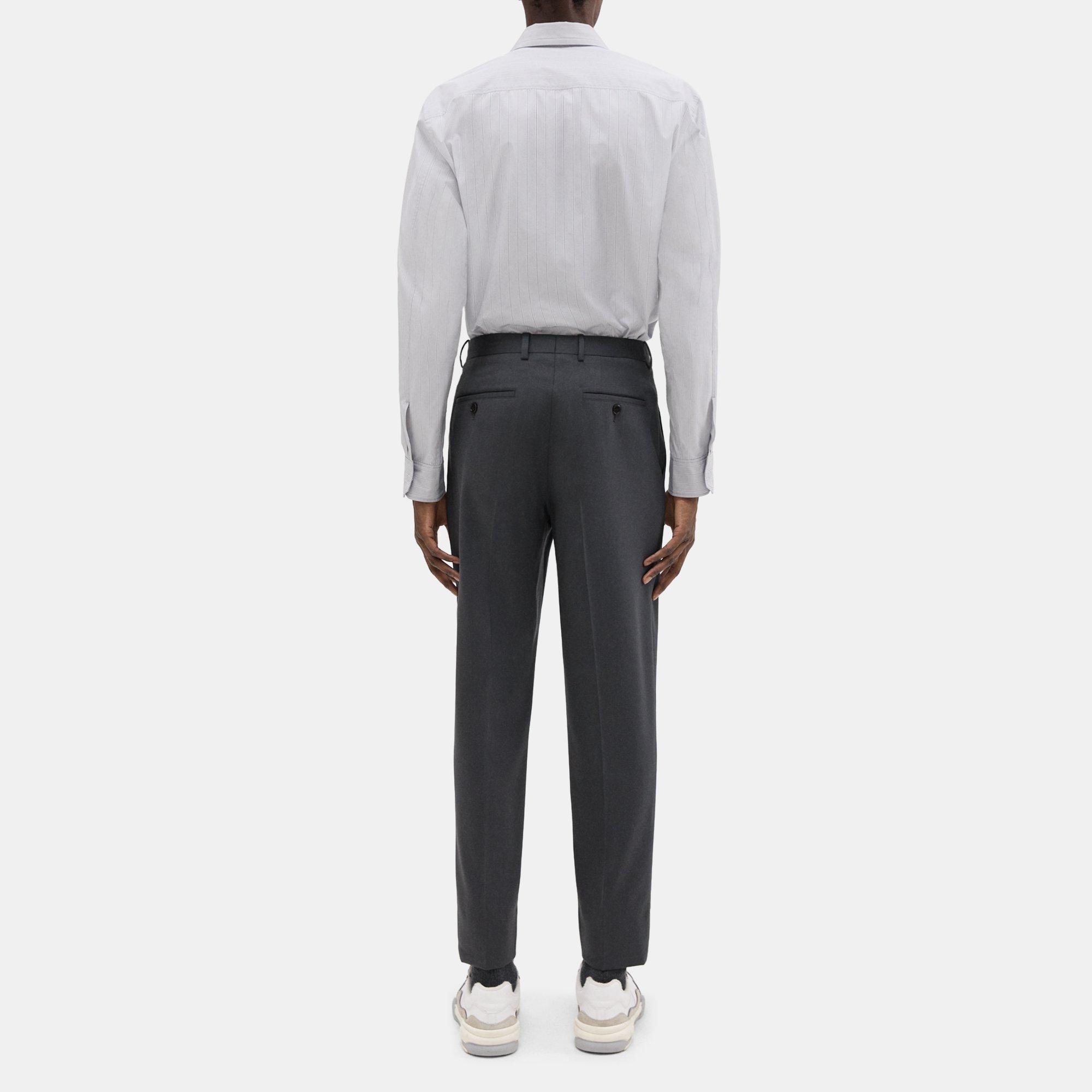 Tapered Wool Gabardine Pant