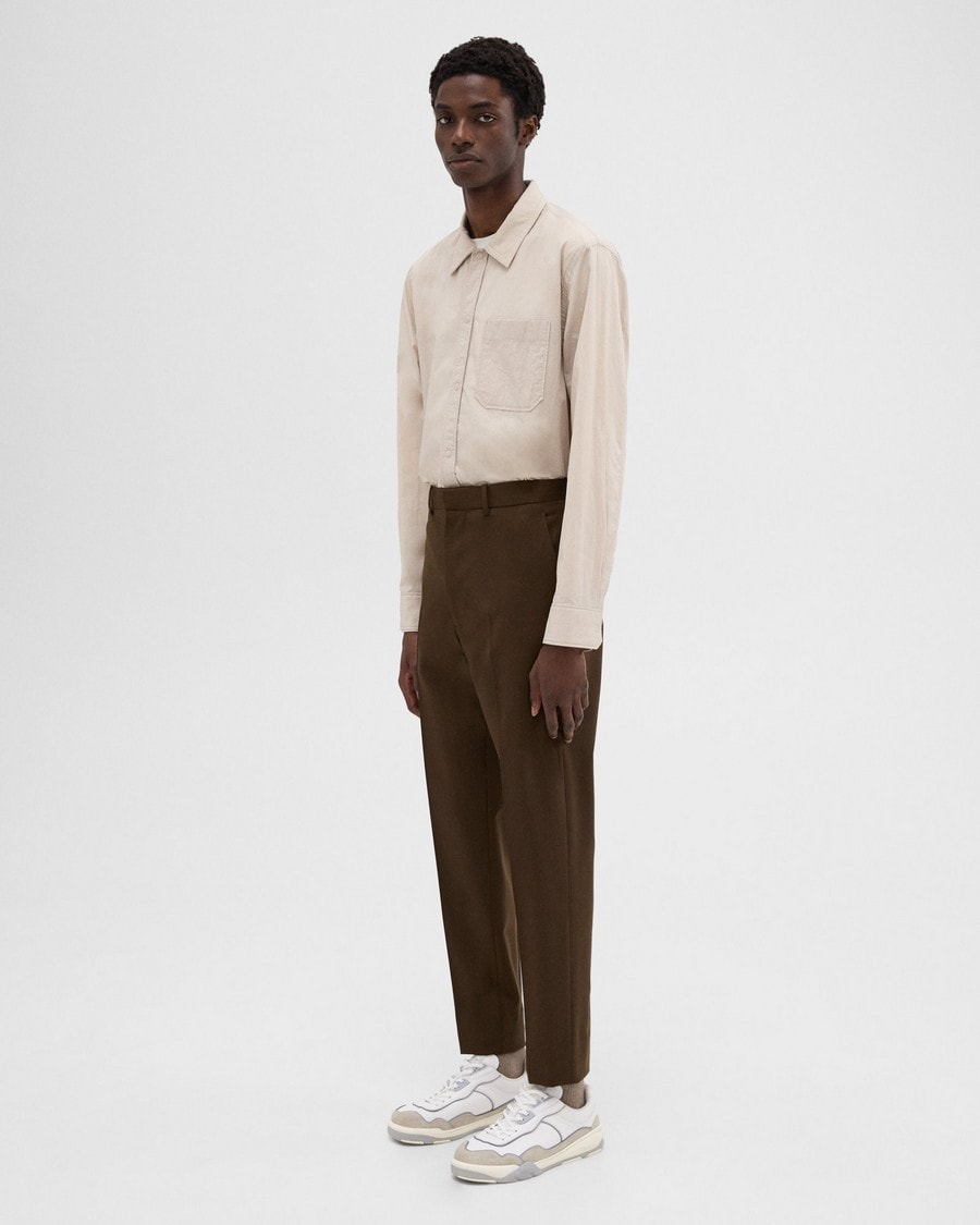 Tapered Wool Gabardine Pant | Theory Project