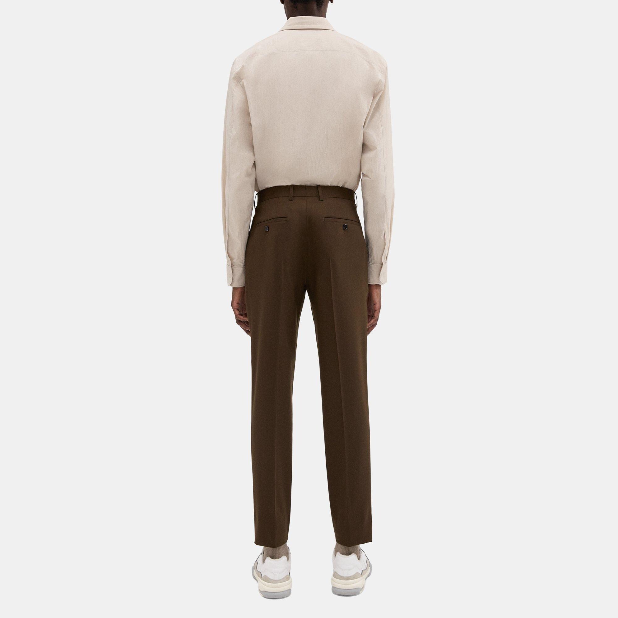 Tapered Wool Gabardine Pant