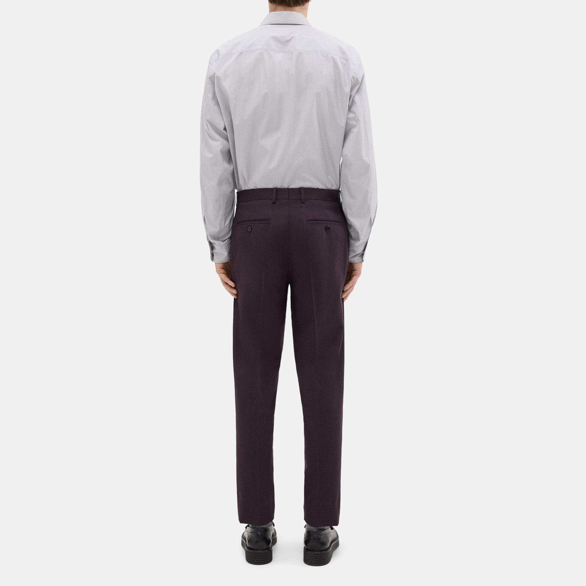 Tapered Wool Gabardine Pant