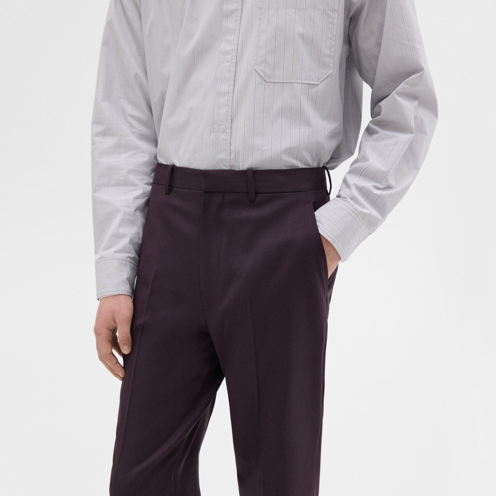 Tapered Wool Gabardine Pant