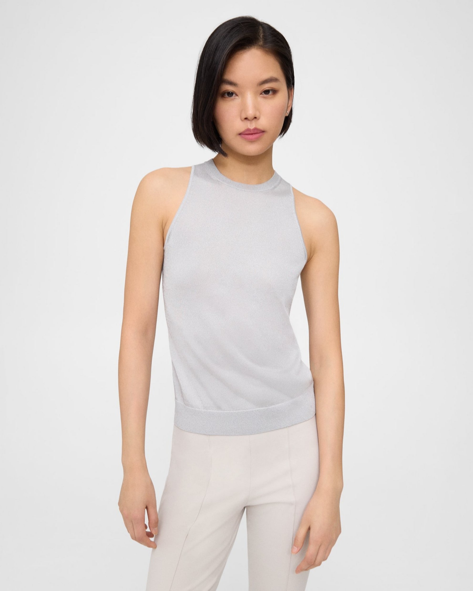 Theory Tank Top in Sheer Knit