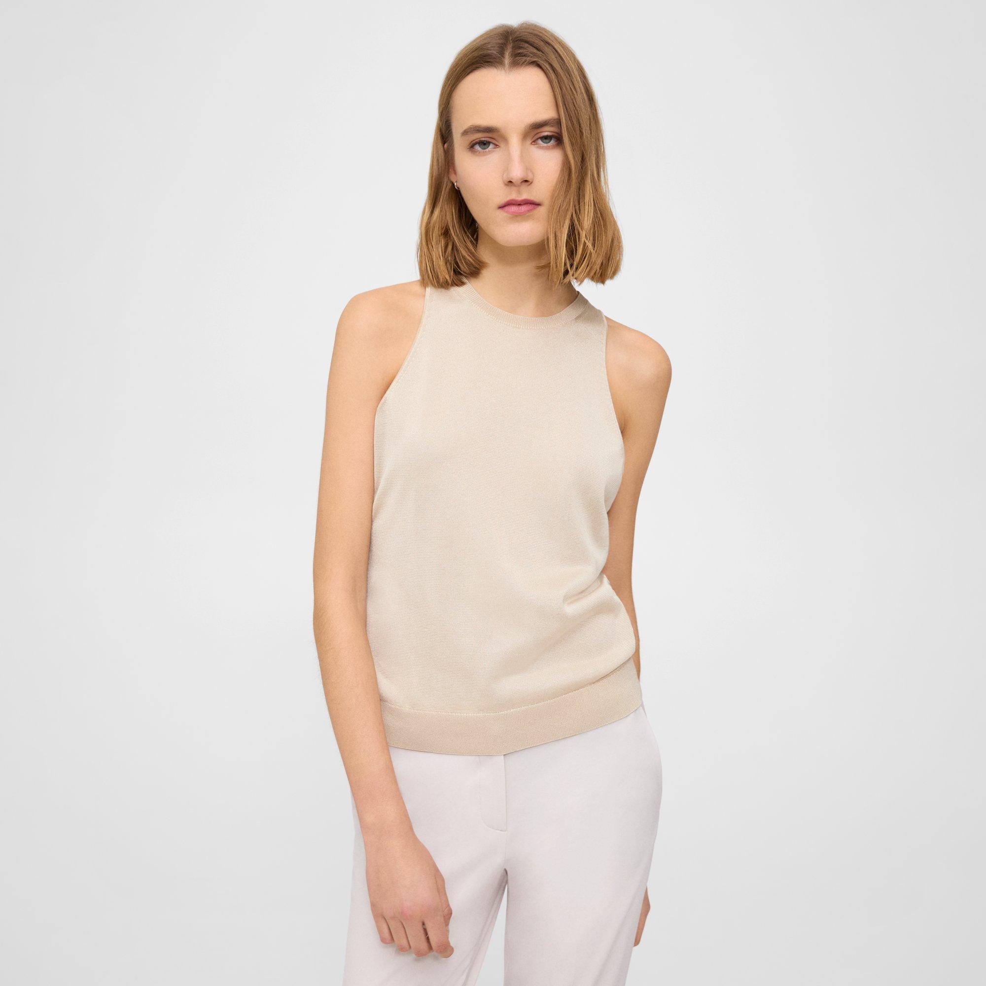 Sheer Knit Tank Top | Theory