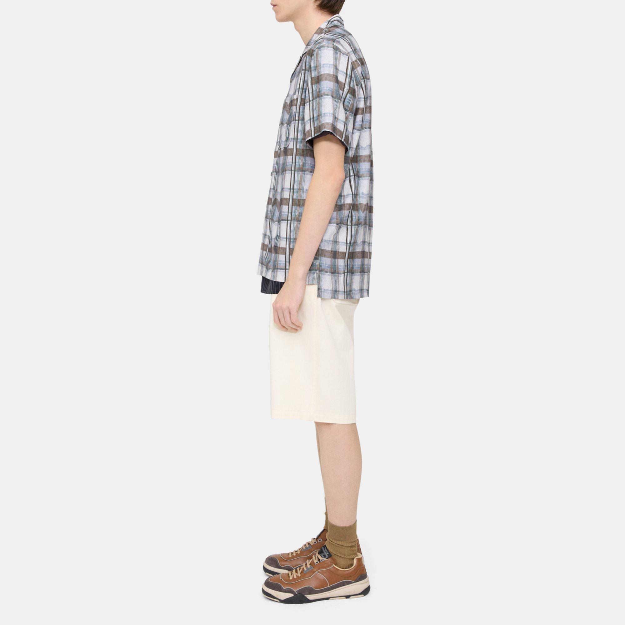 Camp Shirt in Feather Check