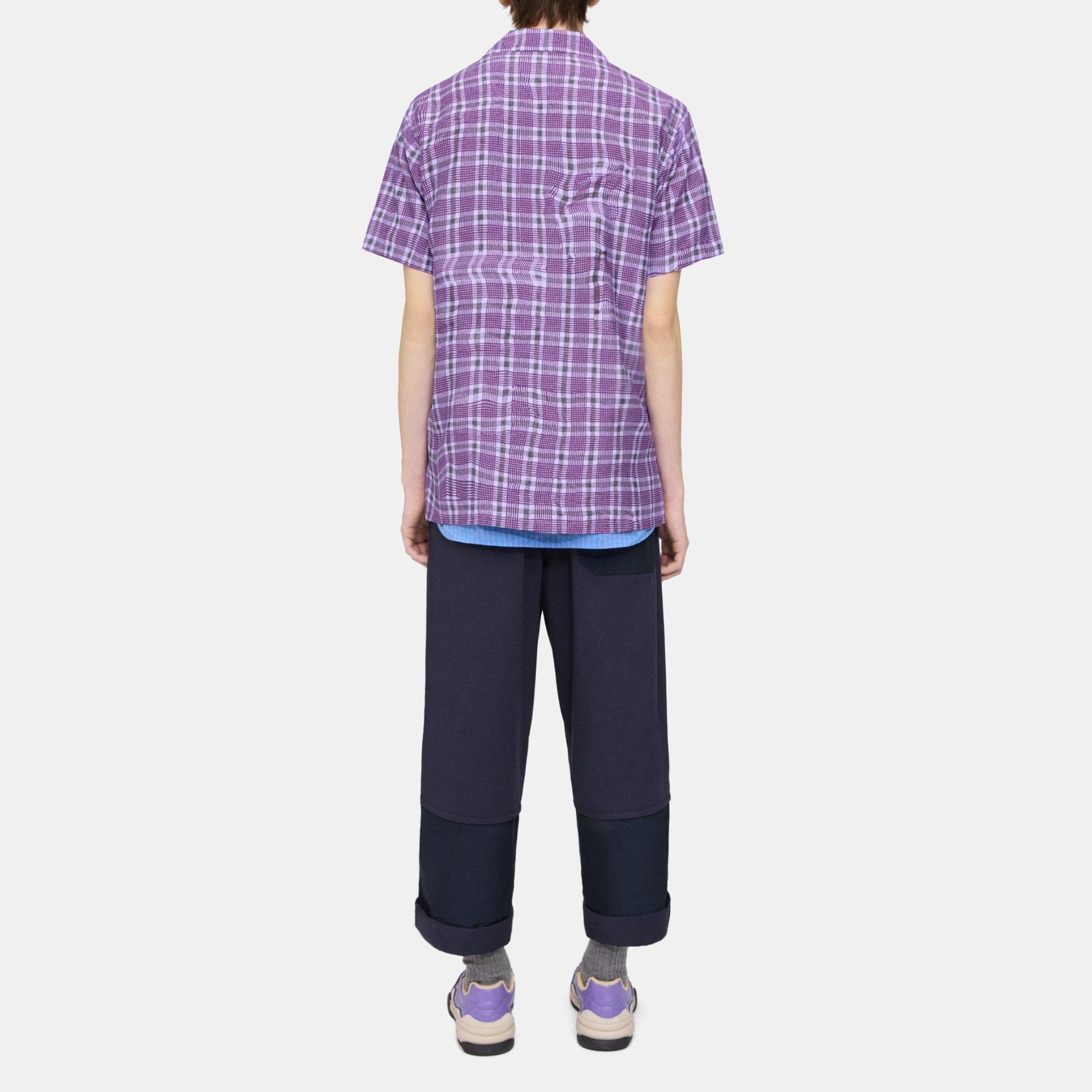 Camp Shirt in Wrinkle Check