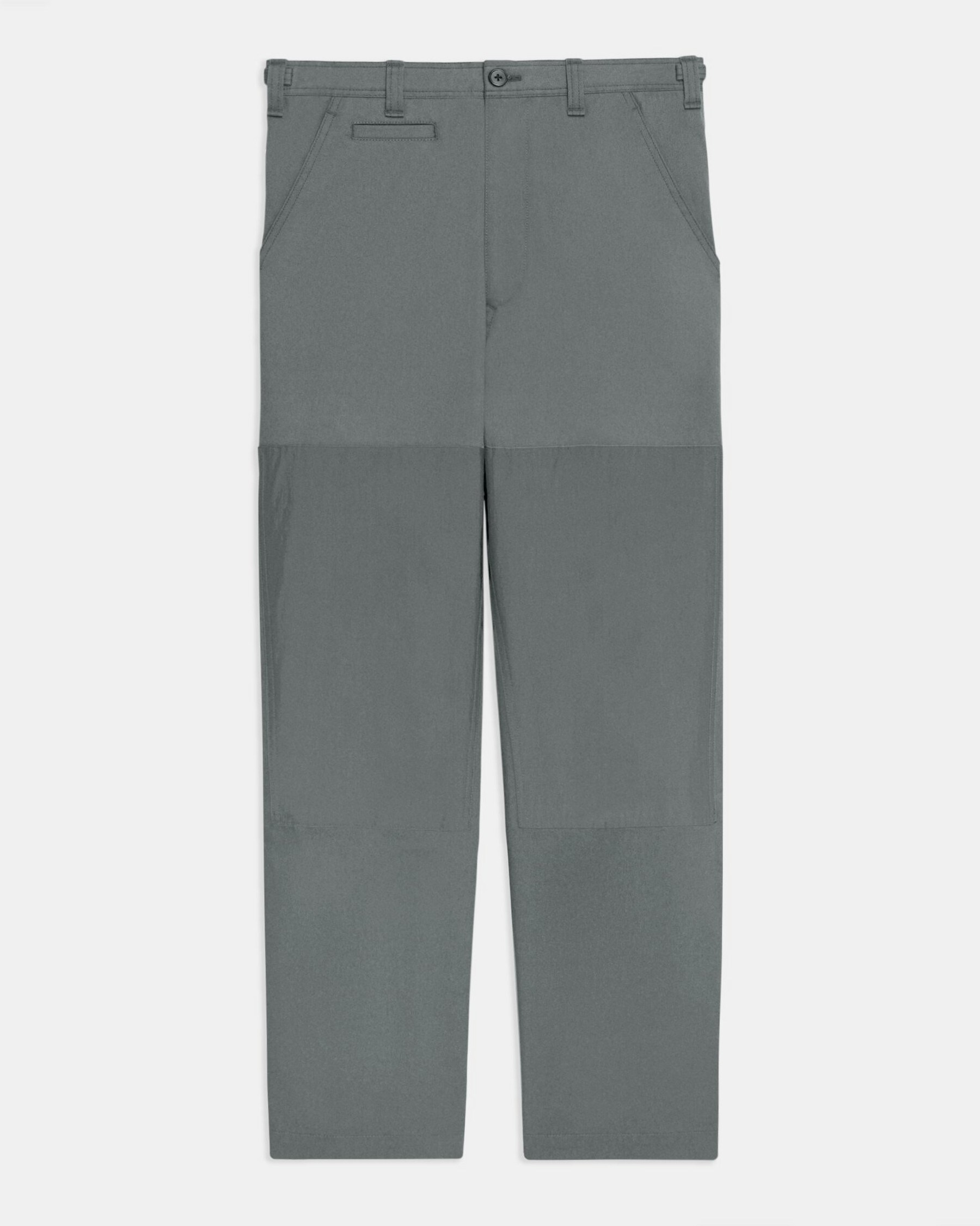 Wide-Leg Pant in Cotton Twill