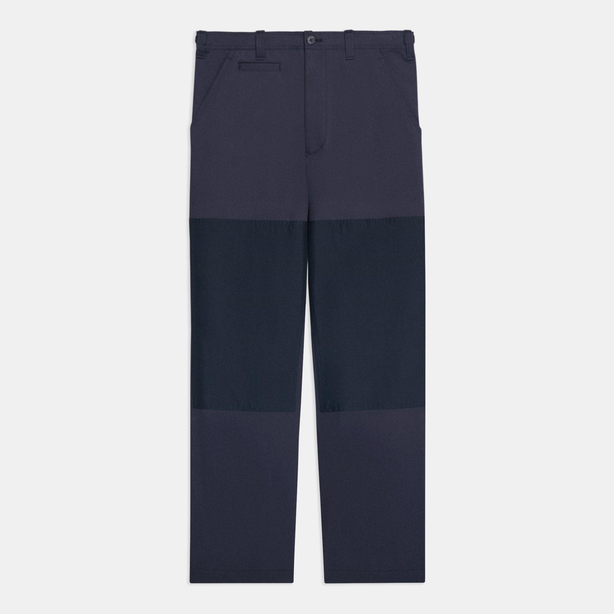 Wide-Leg Pant in Cotton Twill