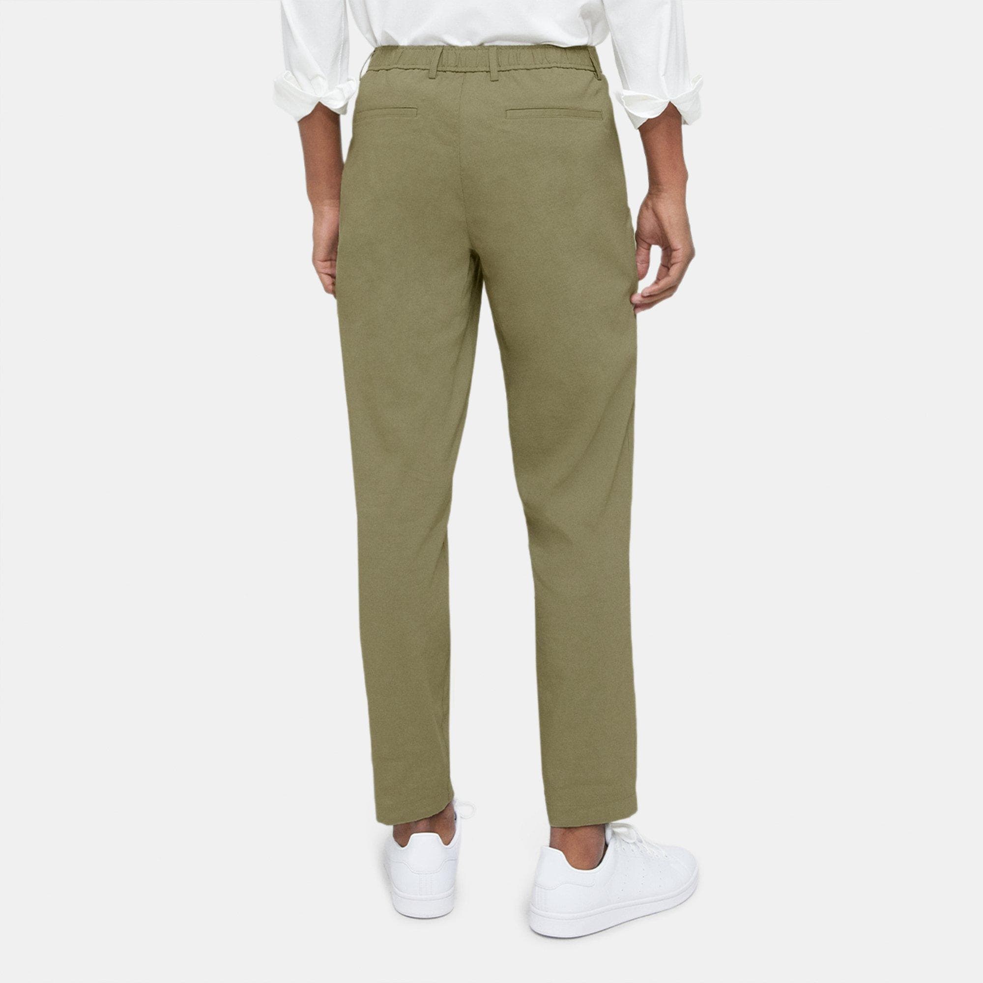 Pantalon Curtis à Cordon de Serrage en Good Linen