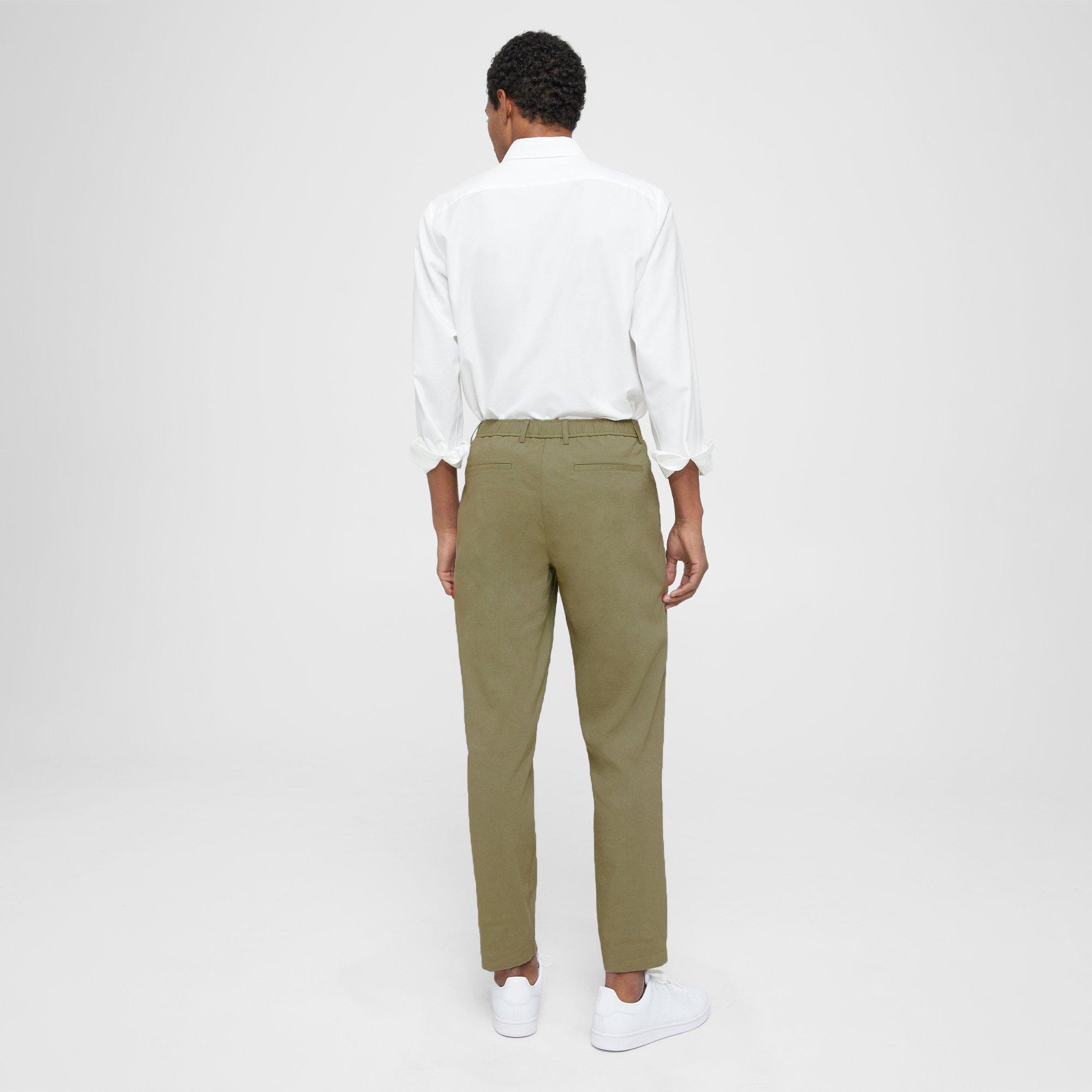 Pantalon Curtis à Cordon de Serrage en Good Linen