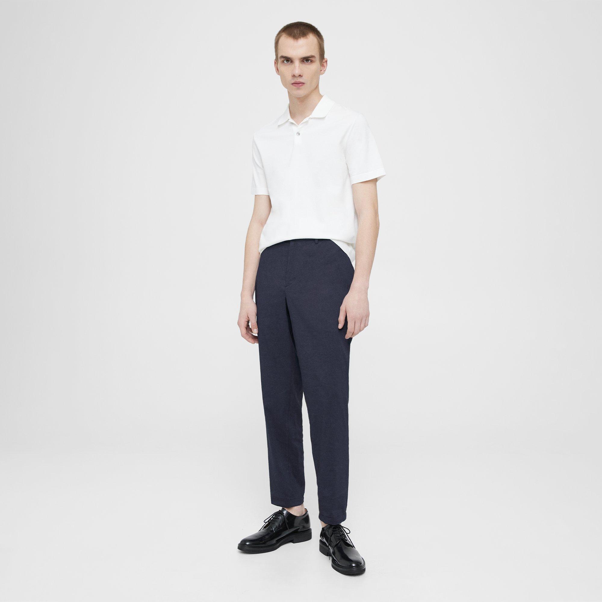 Blue Good Linen Curtis Drawstring Pant | Theory