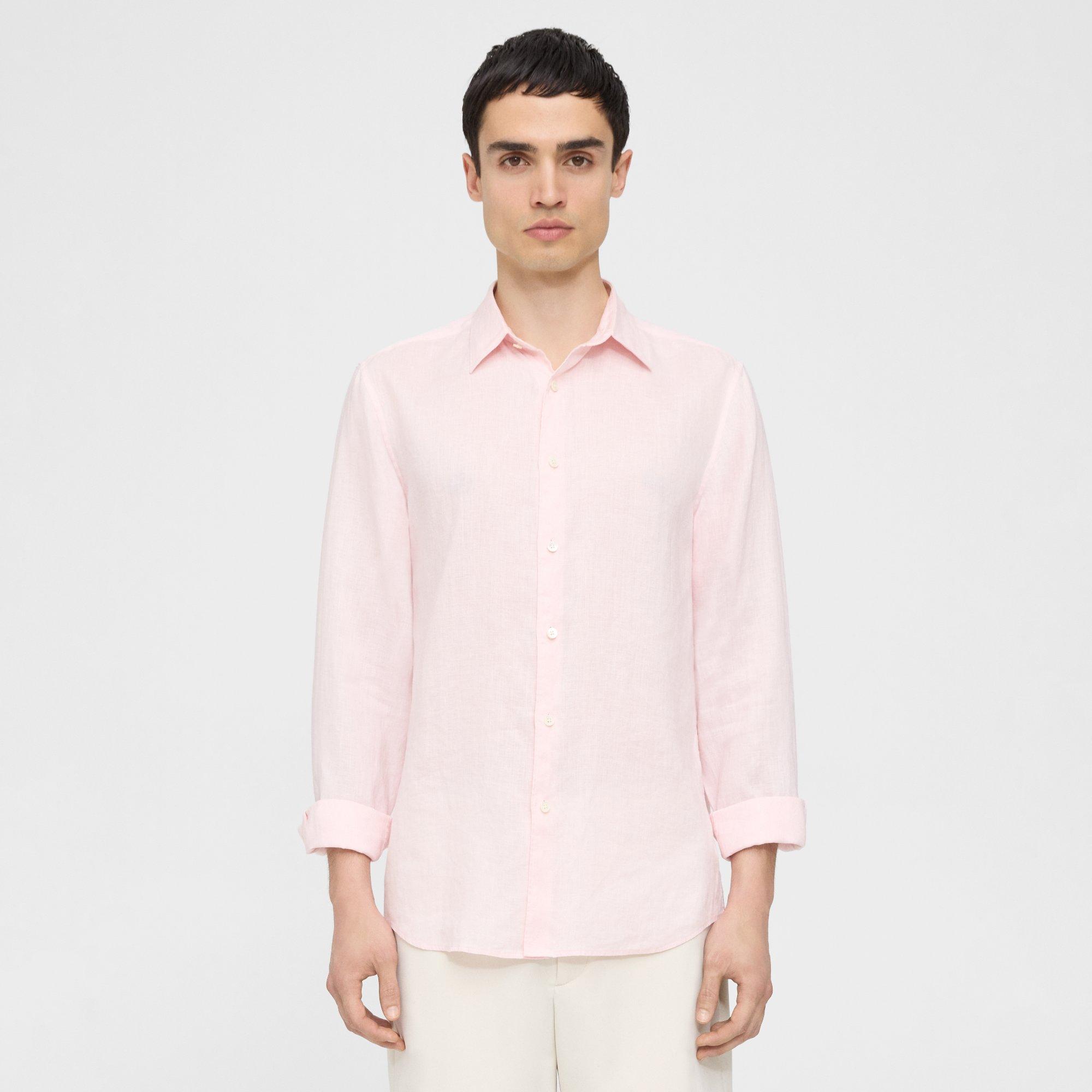 Relaxed Linen Irving Shirt | Theory