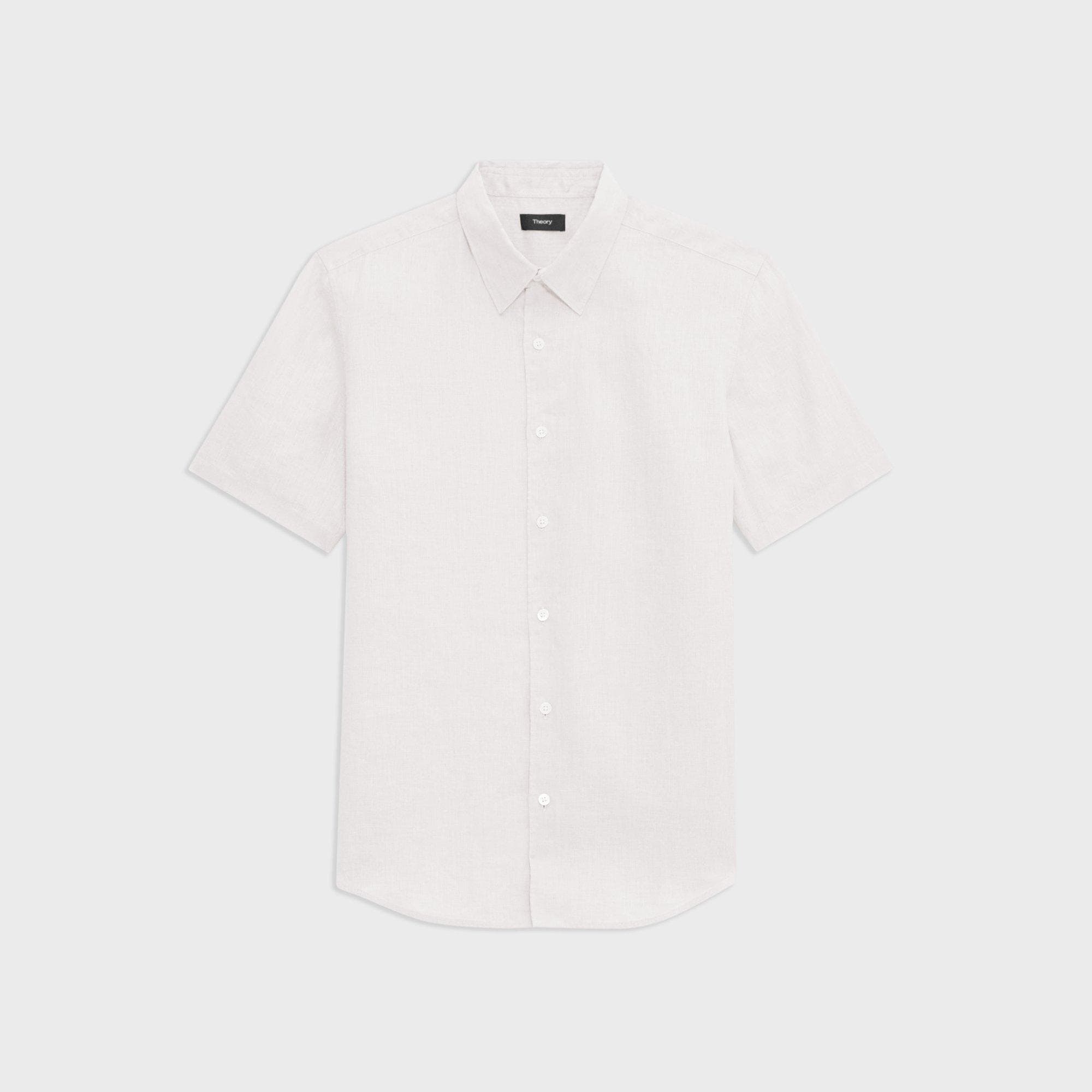 Irving Short-Sleeve Shirt in Relaxed Linen