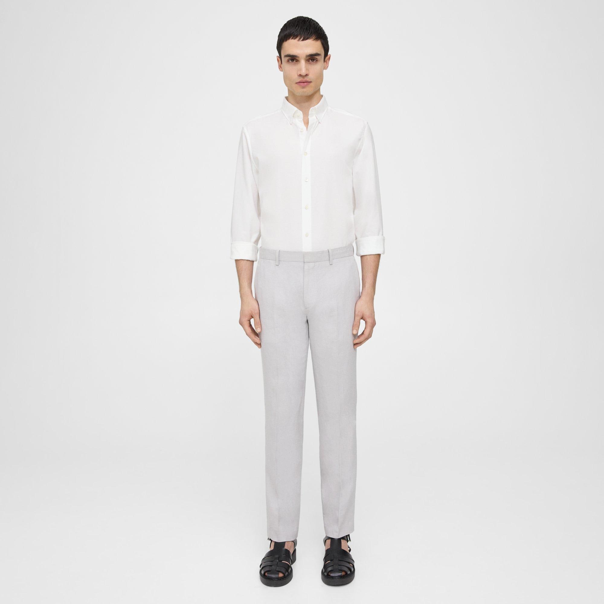 Theory Mayer Pant in Galena Linen