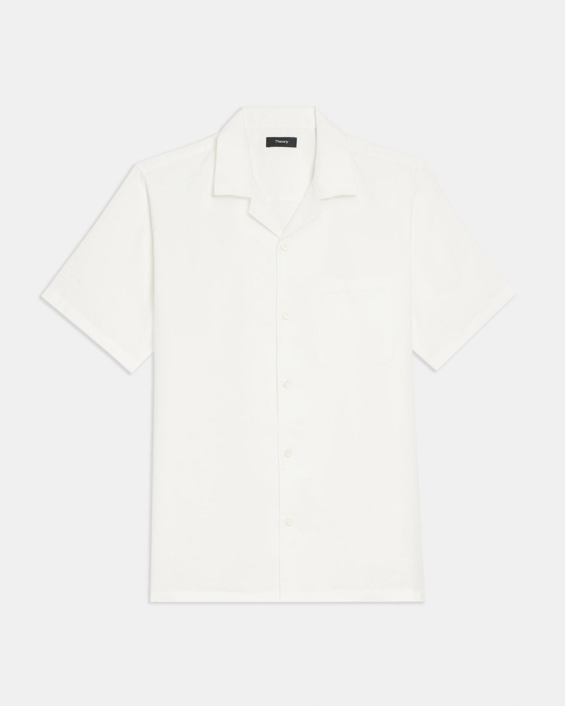 Noll Short-Sleeve Shirt in Relaxed Linen