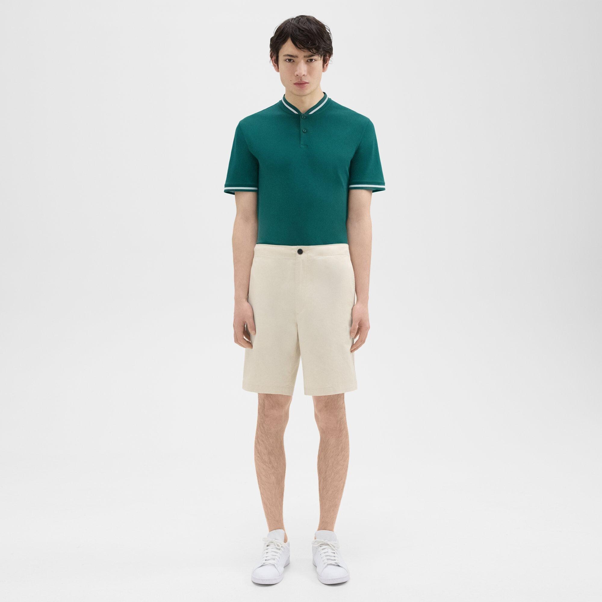 Laurence Drawstring Short in Cotton-Blend Twill