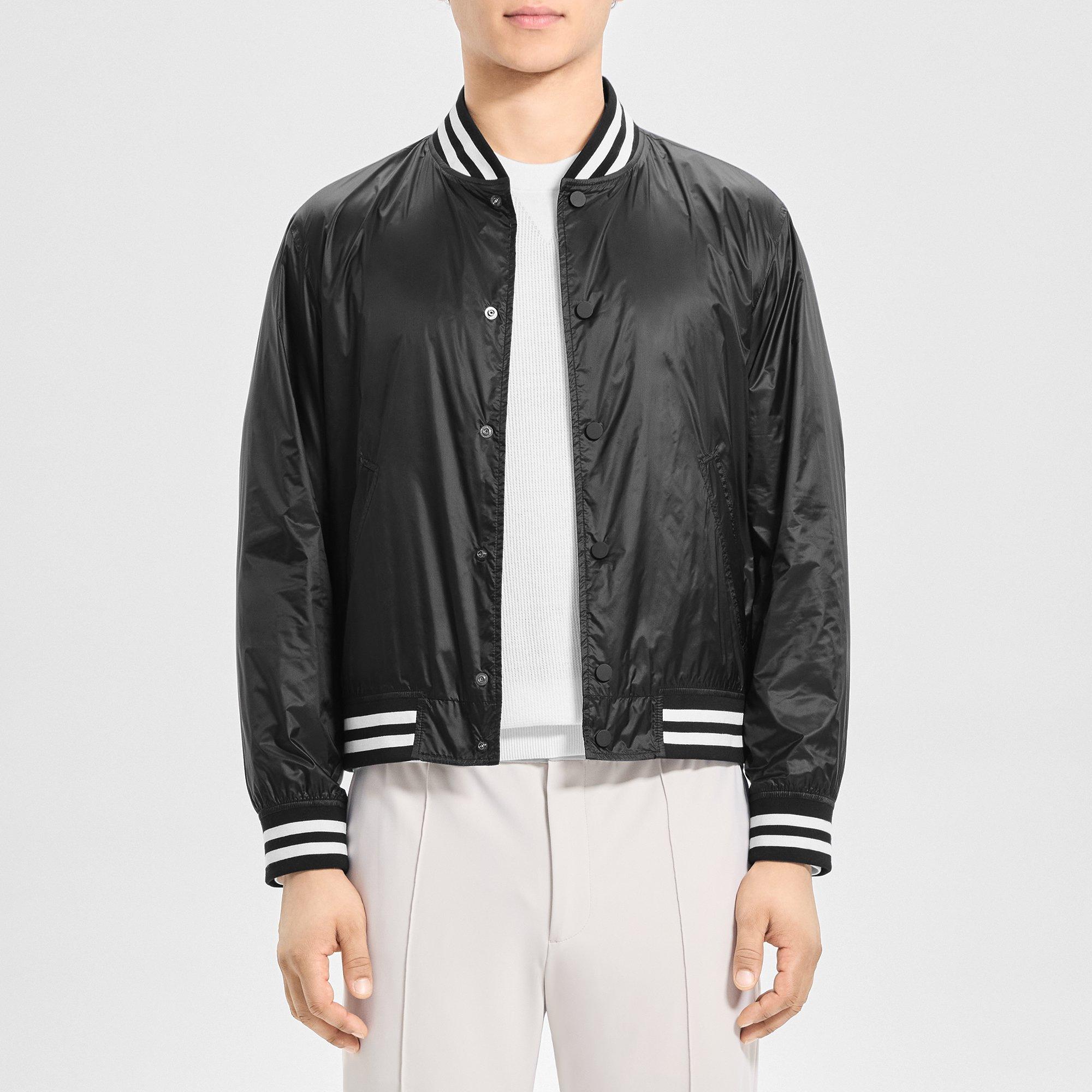 THEORY Recycled Nylon Varsity Jacket