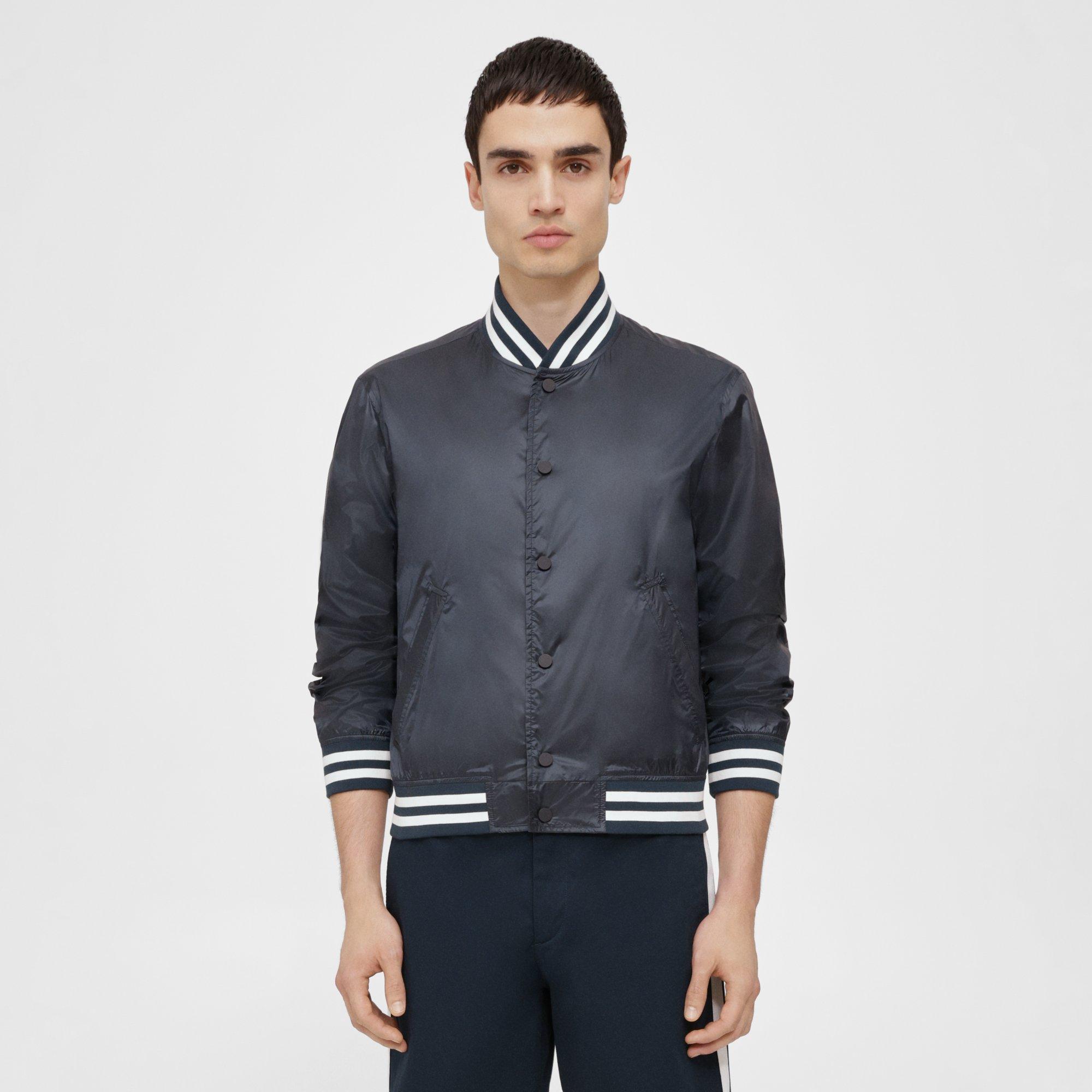 Theory Varsity Jacket in Recycled Nylon