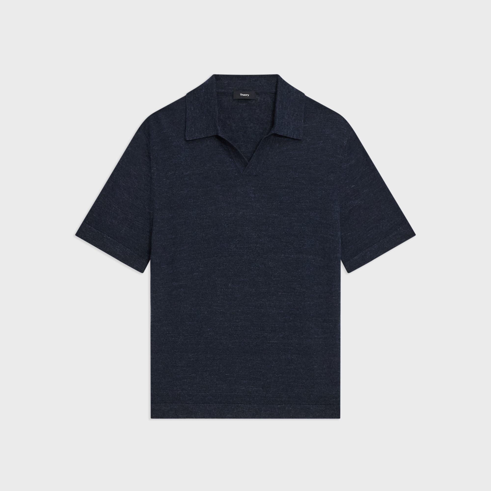 Brenan Polo Shirt in Cotton-Linen