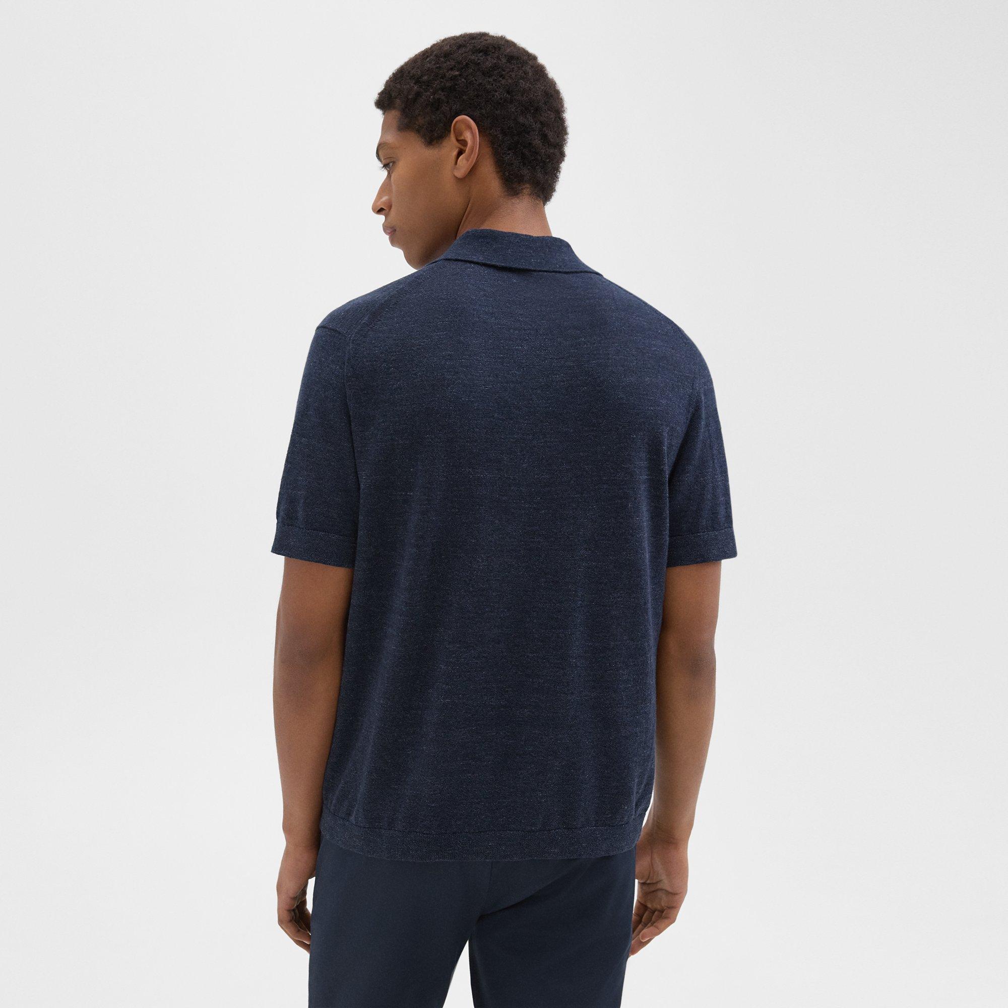 Brenan Polo Shirt in Cotton-Linen