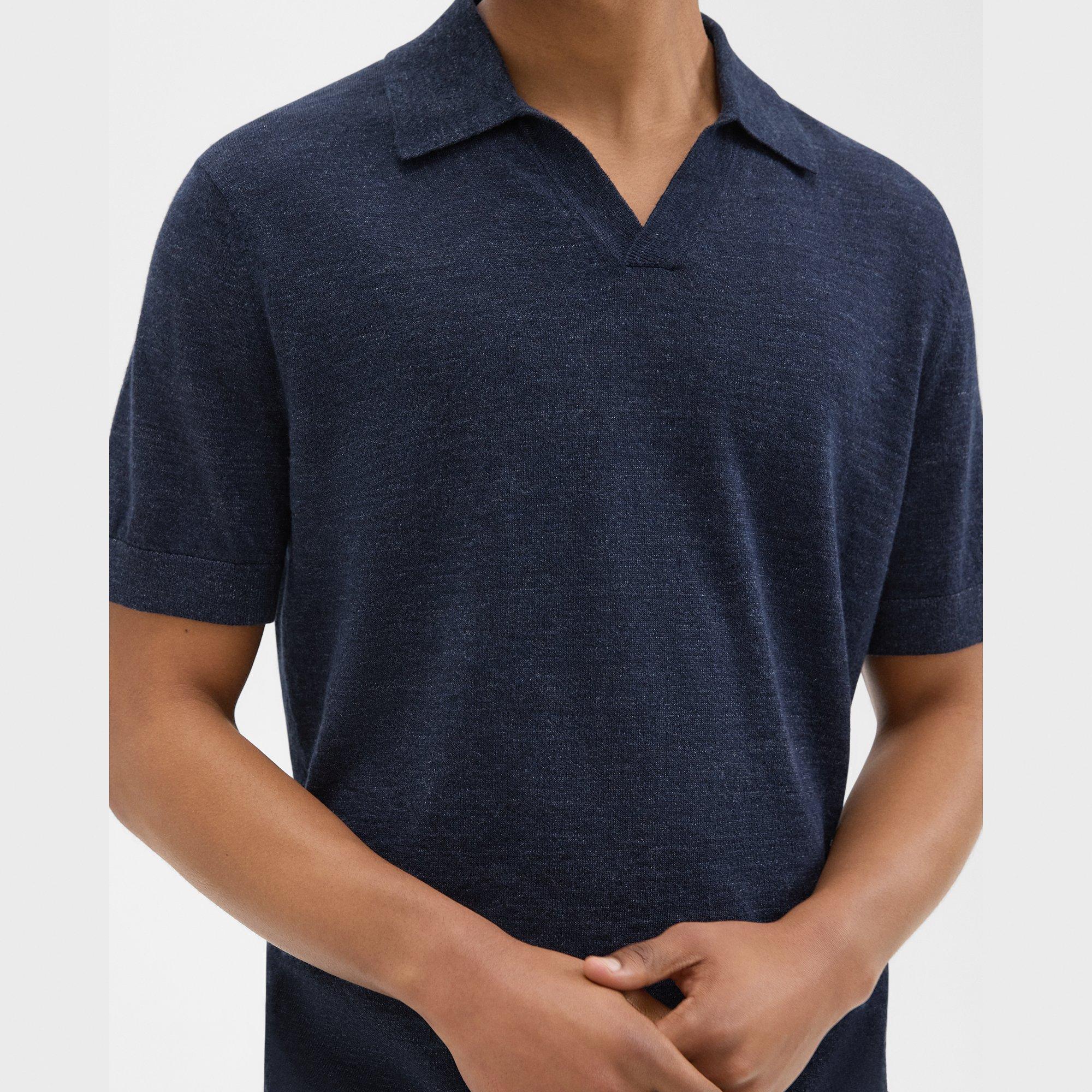 Brenan Polo Shirt in Cotton-Linen