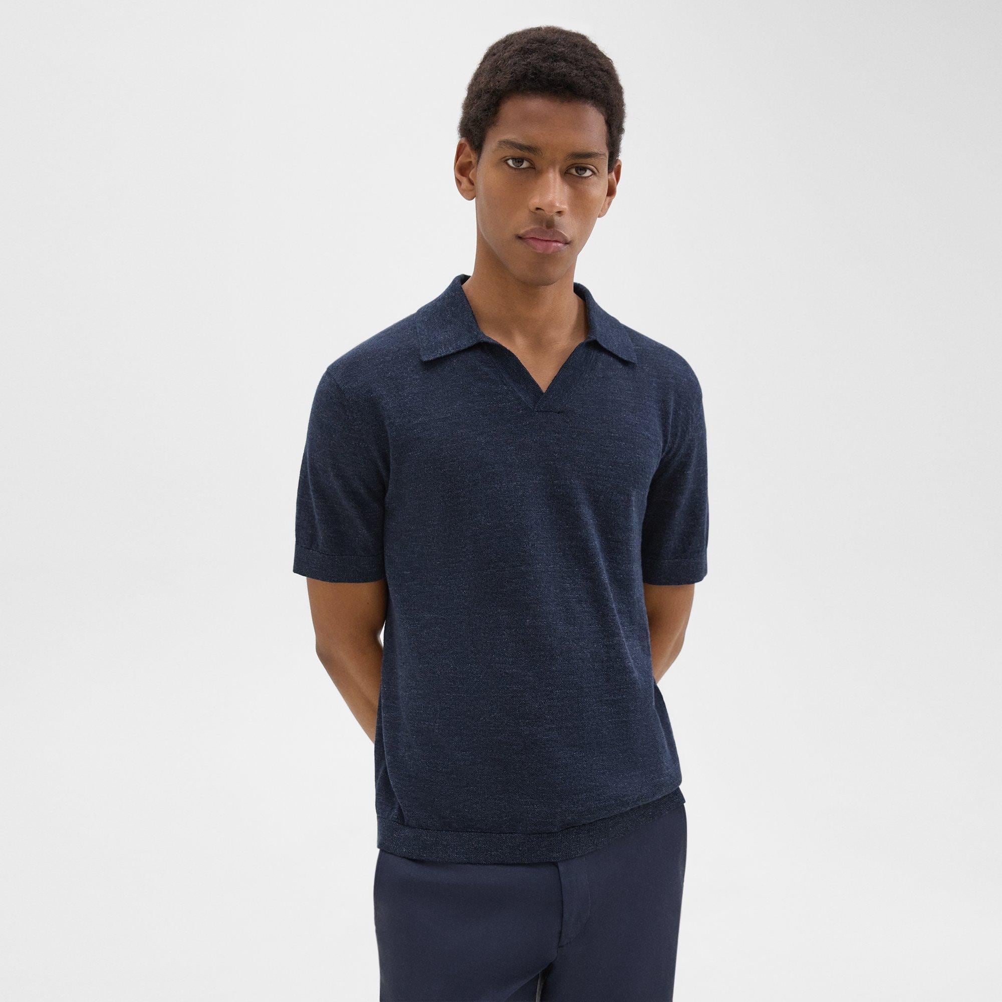 Cotton-Linen Brenan Polo Shirt | Theory