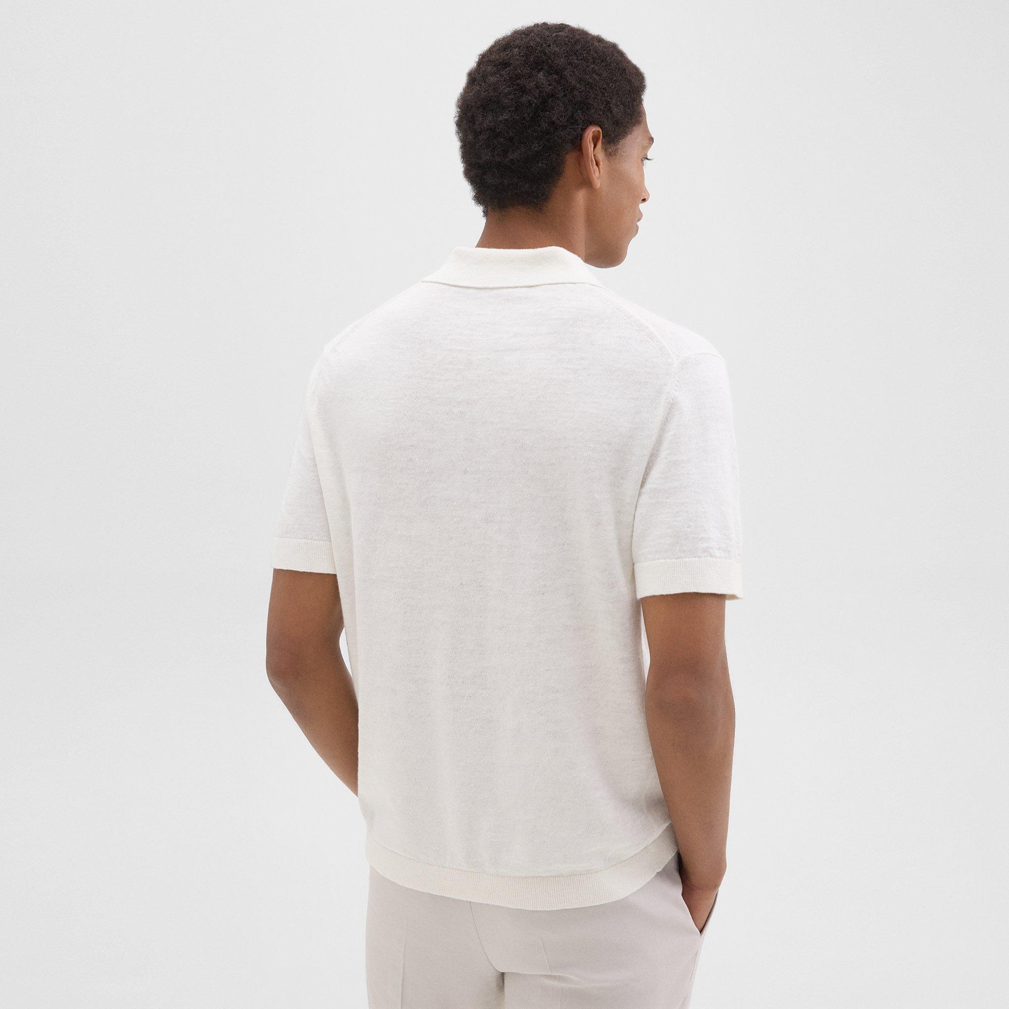 Brenan Polo Shirt in Cotton-Linen