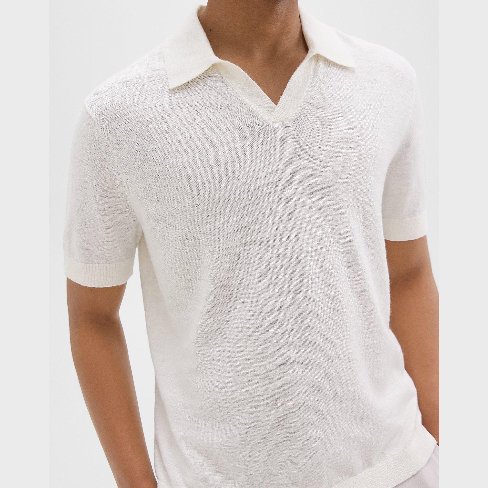 Brenan Polo Shirt in Cotton-Linen