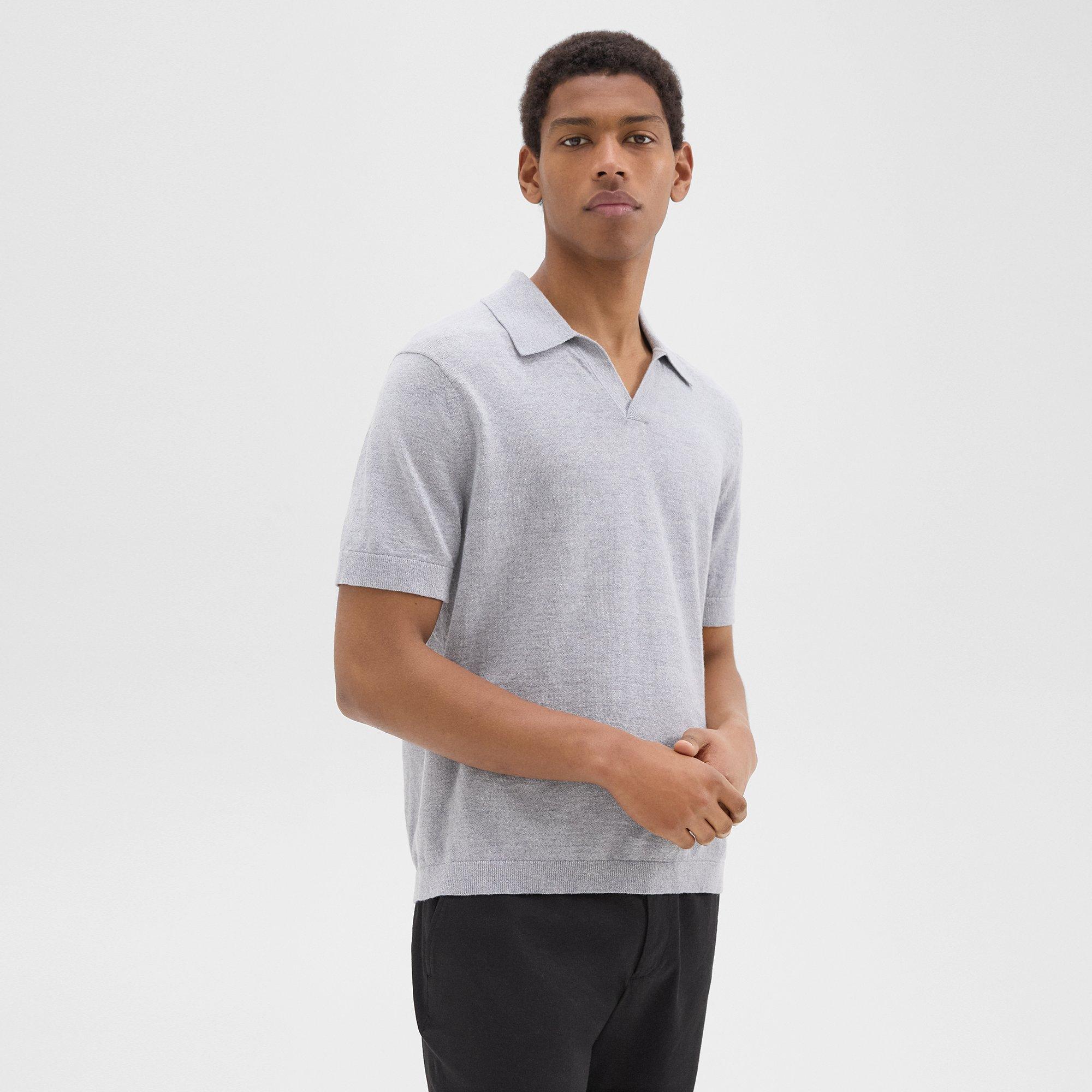 Brenan Polo Shirt in Cotton-Linen
