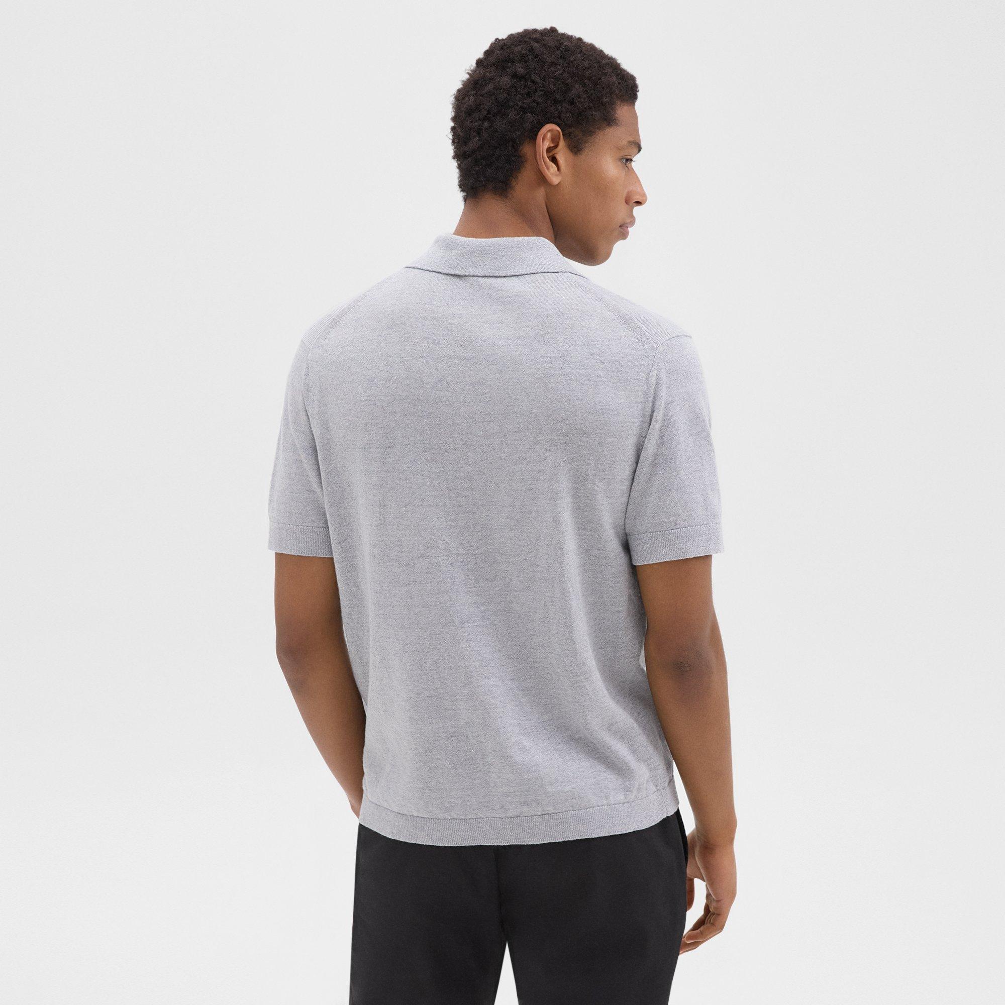 Brenan Polo Shirt in Cotton-Linen