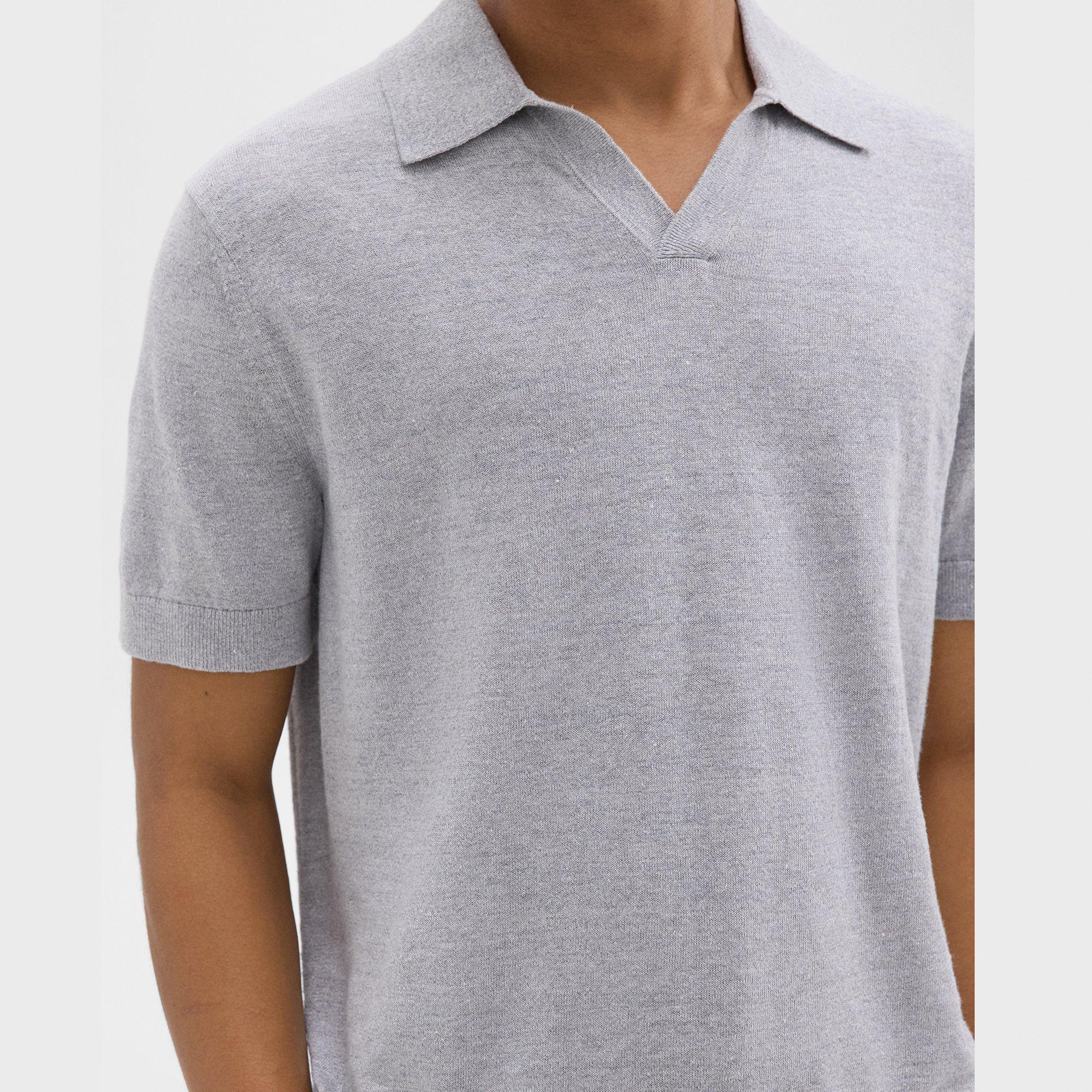 Brenan Polo Shirt in Cotton-Linen
