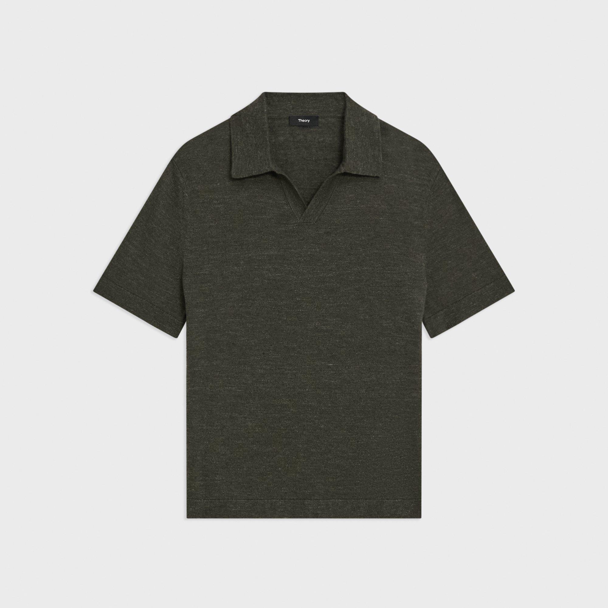 Brenan Polo Shirt in Cotton-Linen