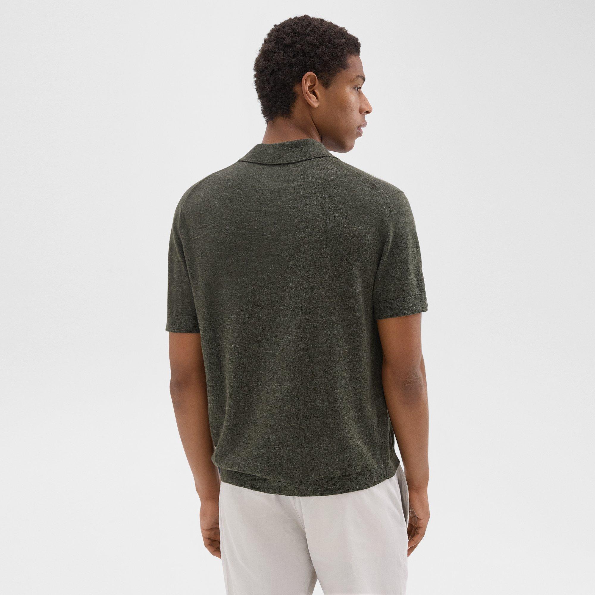 Brenan Polo Shirt in Cotton-Linen